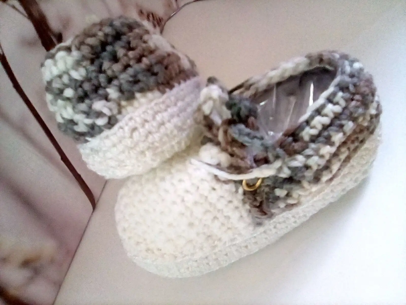Zapatitos tejidos  a crochet