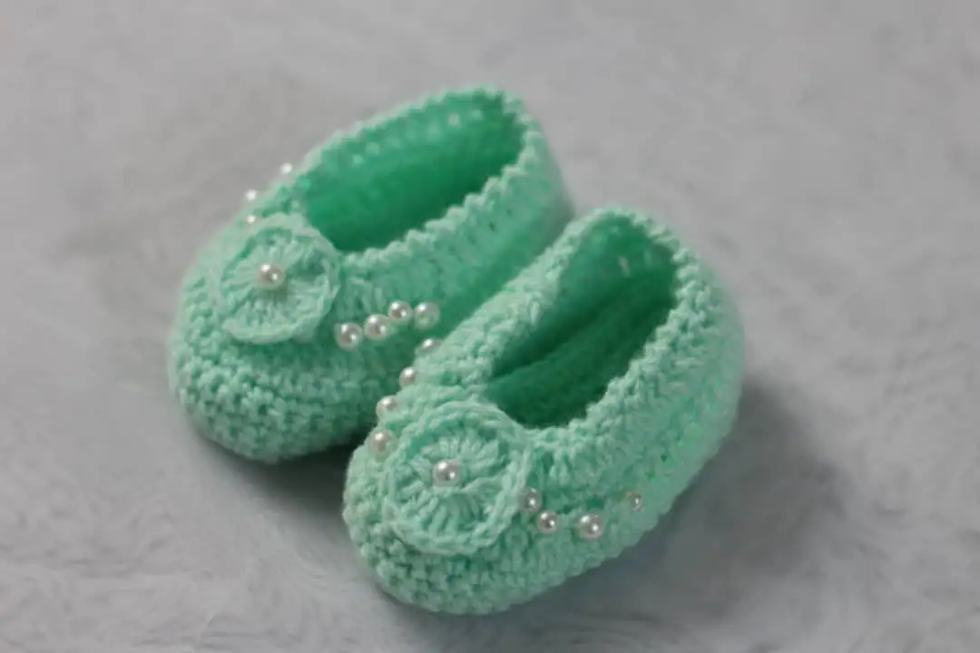 Zapatos de bebé hechos a crochet