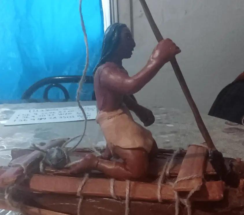 Chango en su balsa de cuero de lobo marino - Imagen 2