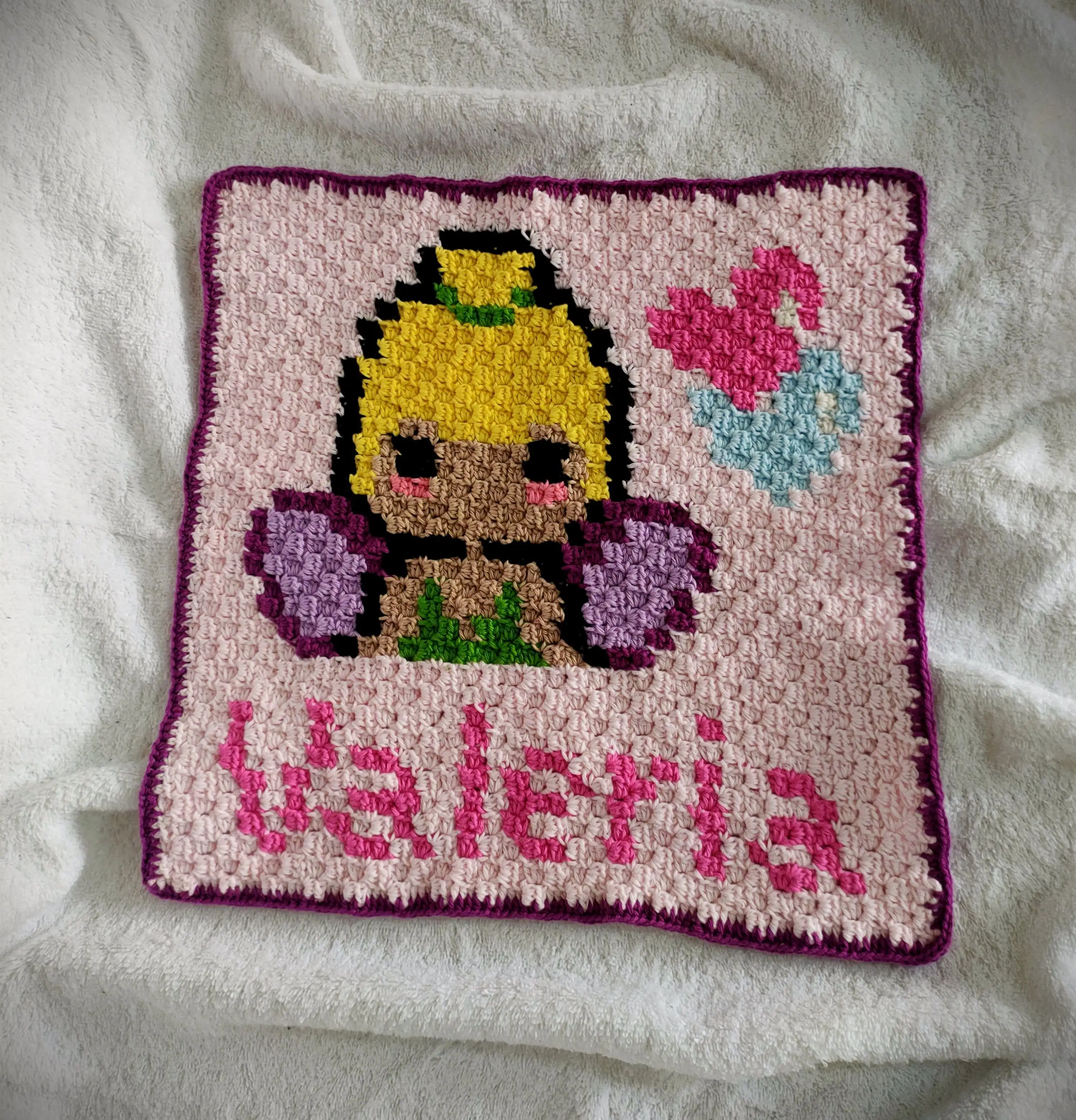 Manta de apego personalizada "HADA"
