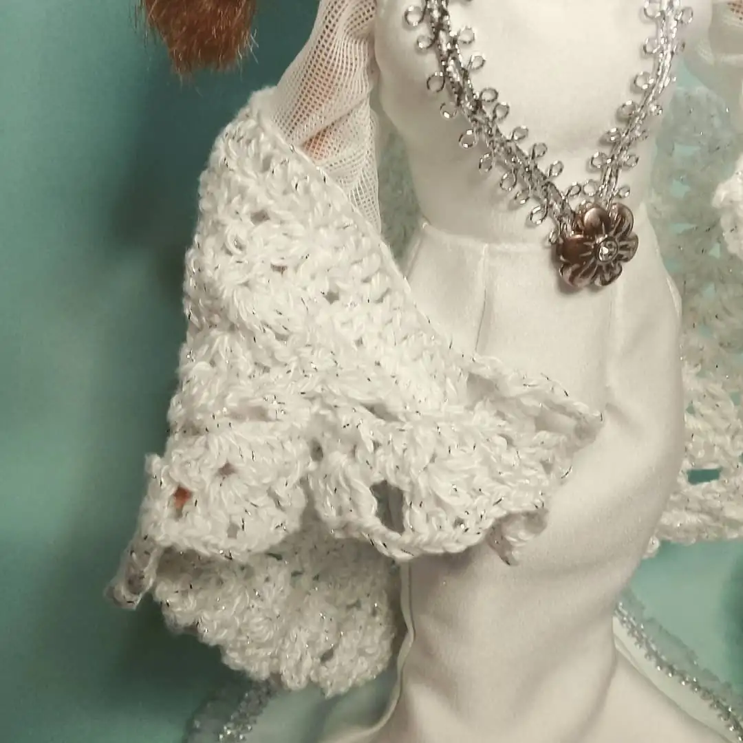 Conjunto de boda elegante para muñeca de 12" - Imagen 4