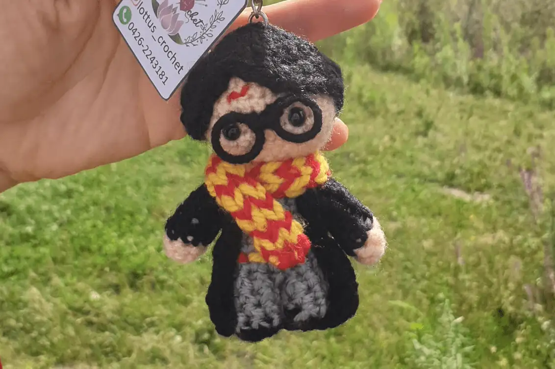 Llavero de Harry Potter en Amigurumi - Imagen 2