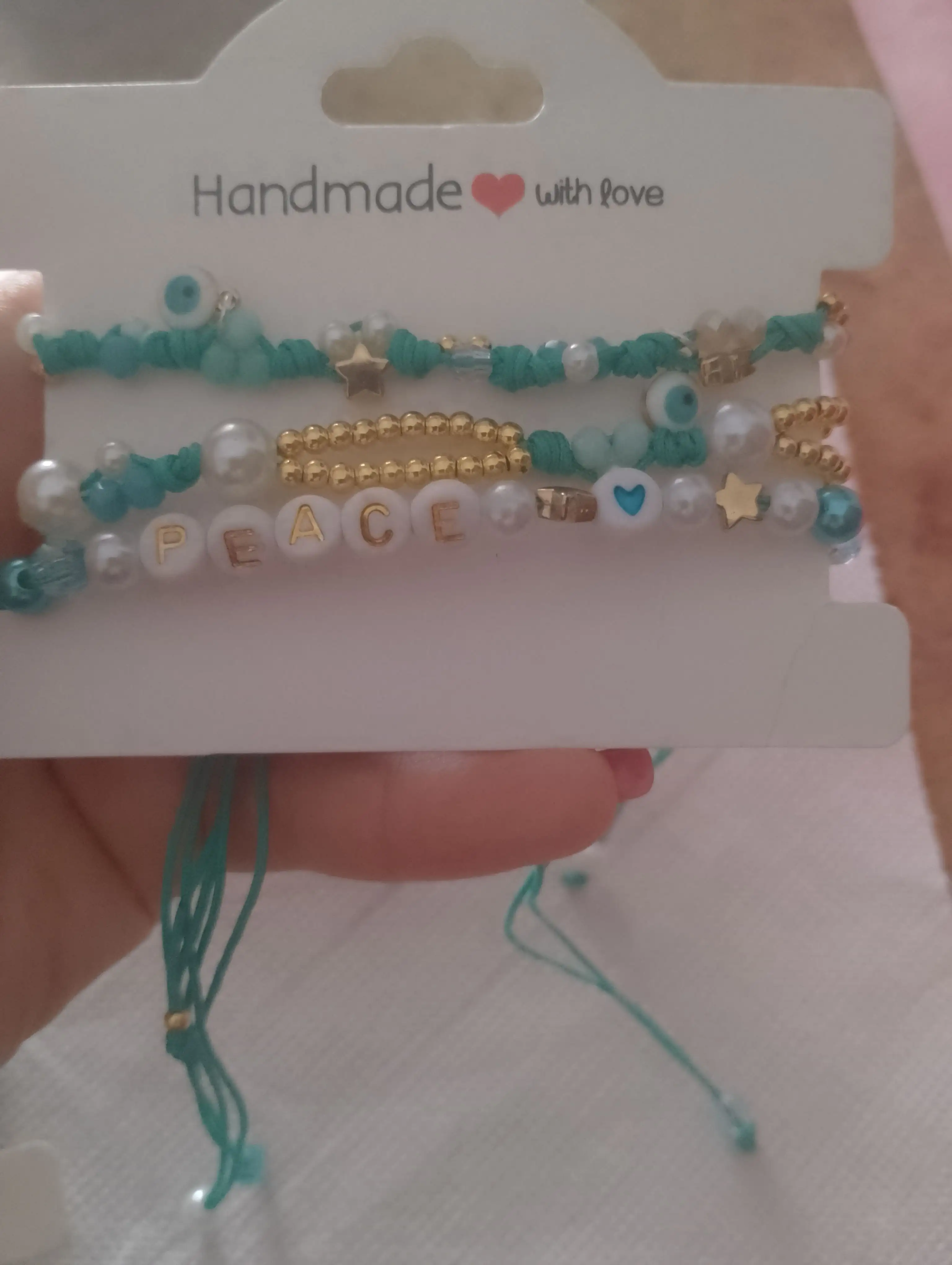 Set pulseras Green matiz