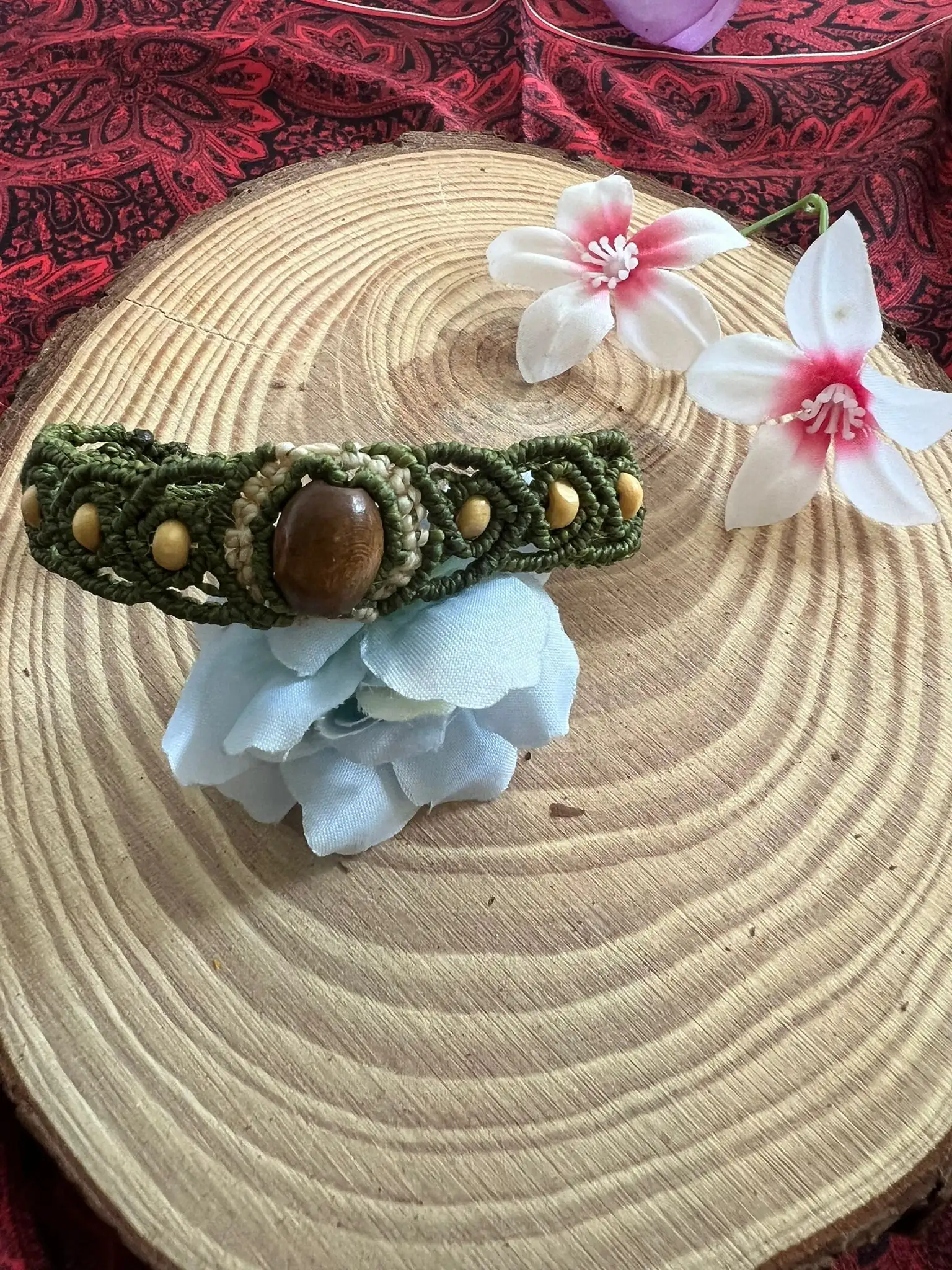 Pulsera de macramé