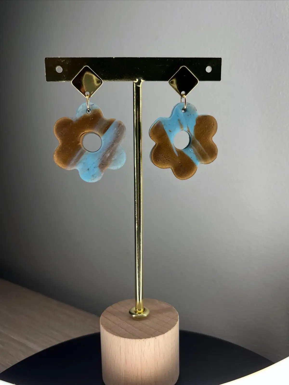 Pendientes Mod. Gloss púrpura - Imagen 2