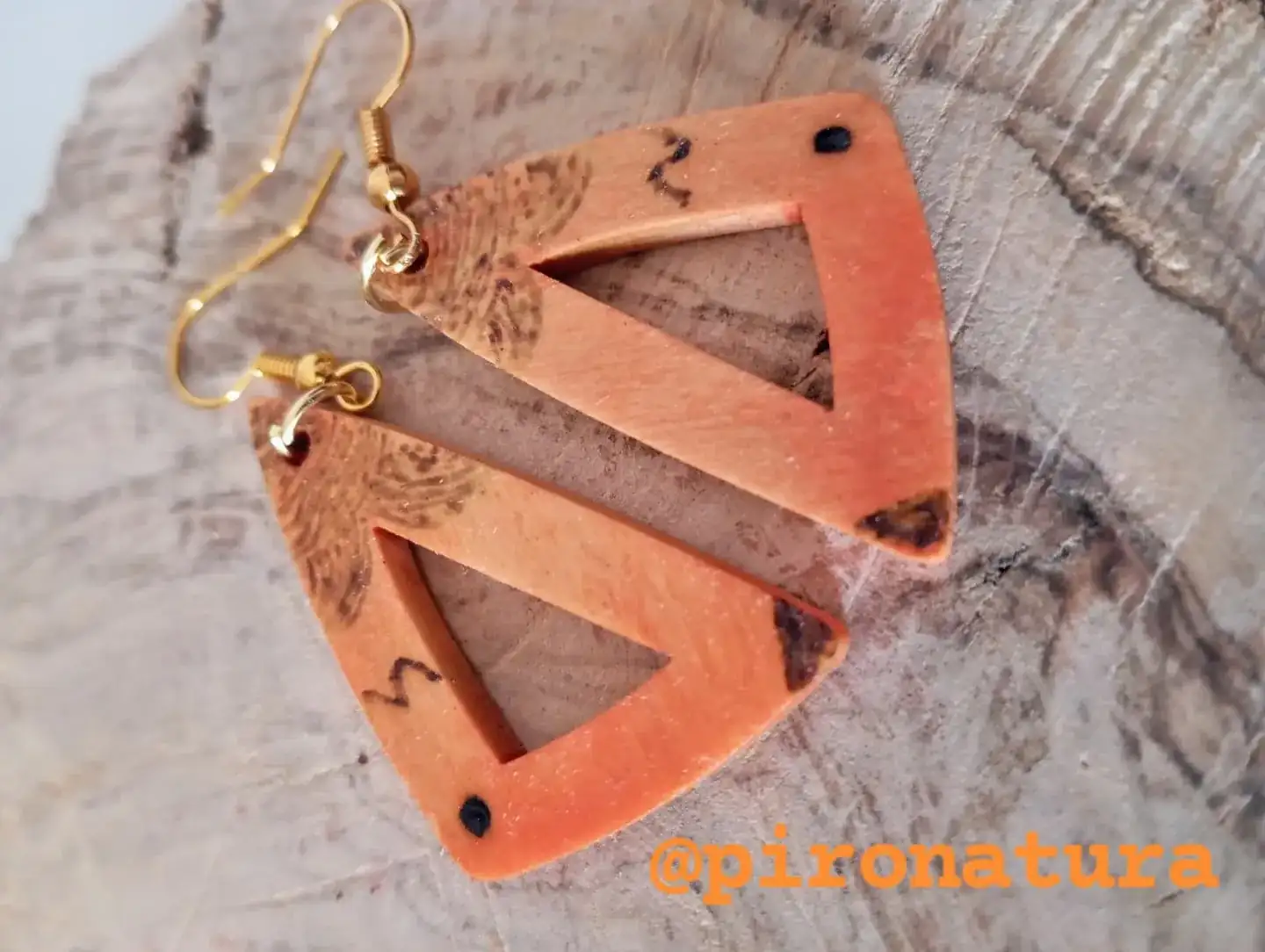 Pendientes madera - Imagen 2