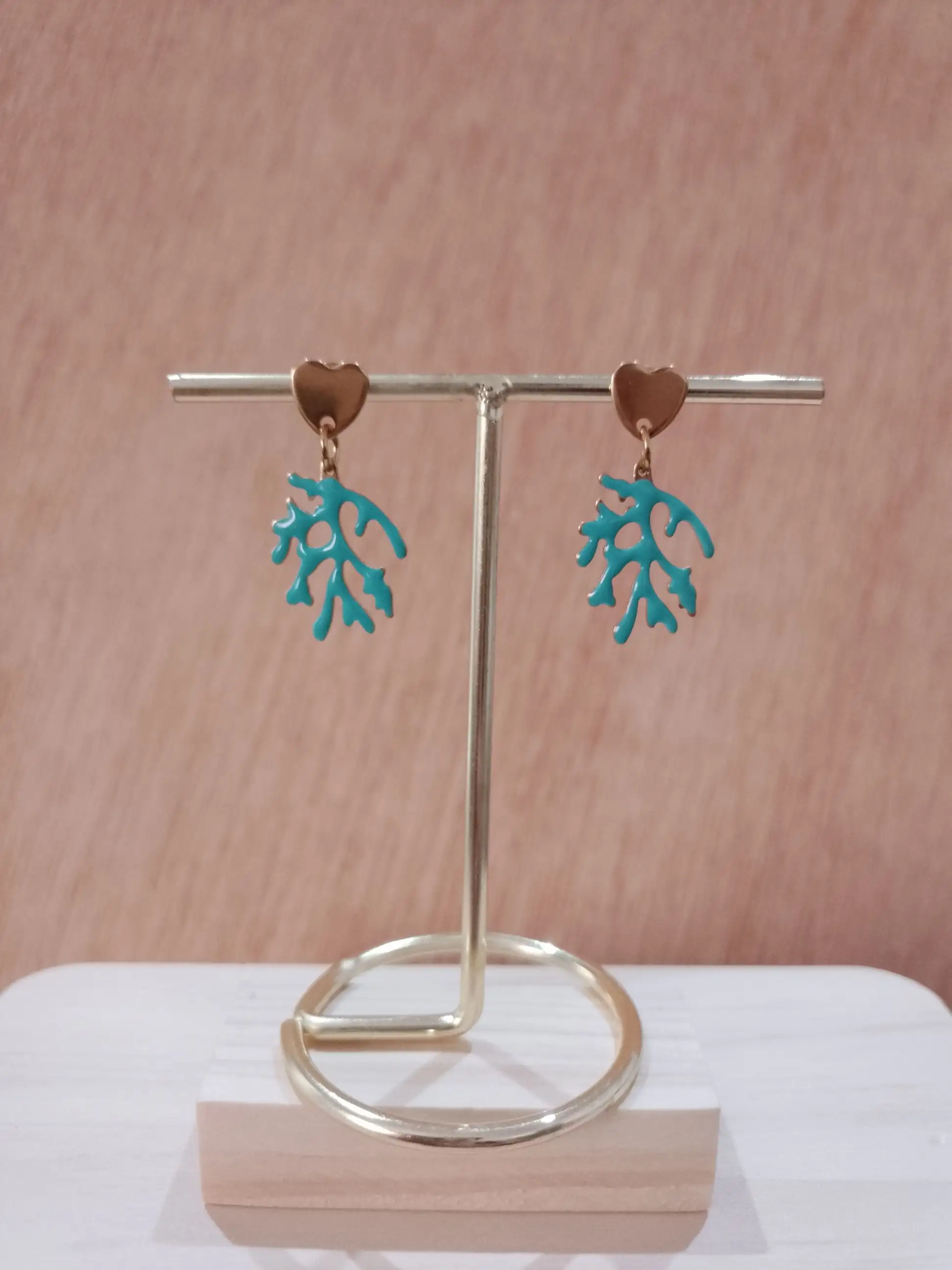 Pendientes coral - Imagen 3