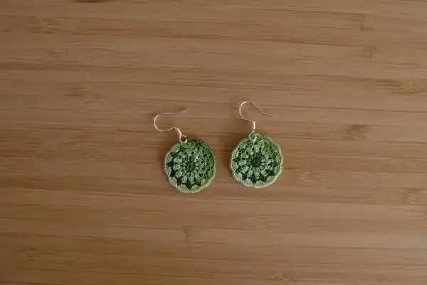 Pendientes degradados verdes