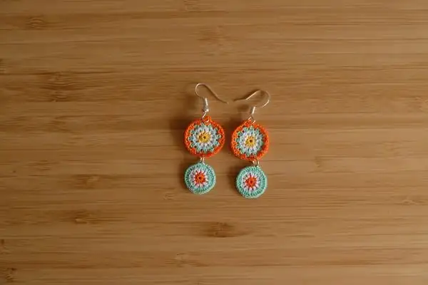 Pendientes doble primaveral 