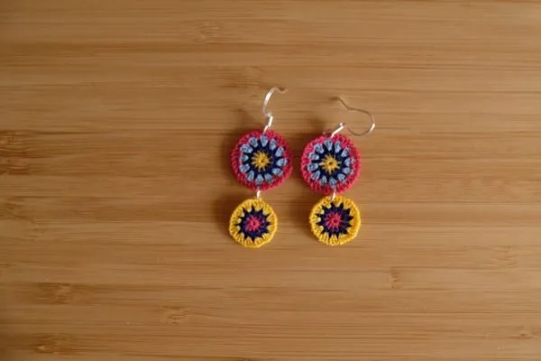 Pendientes doble medianoche