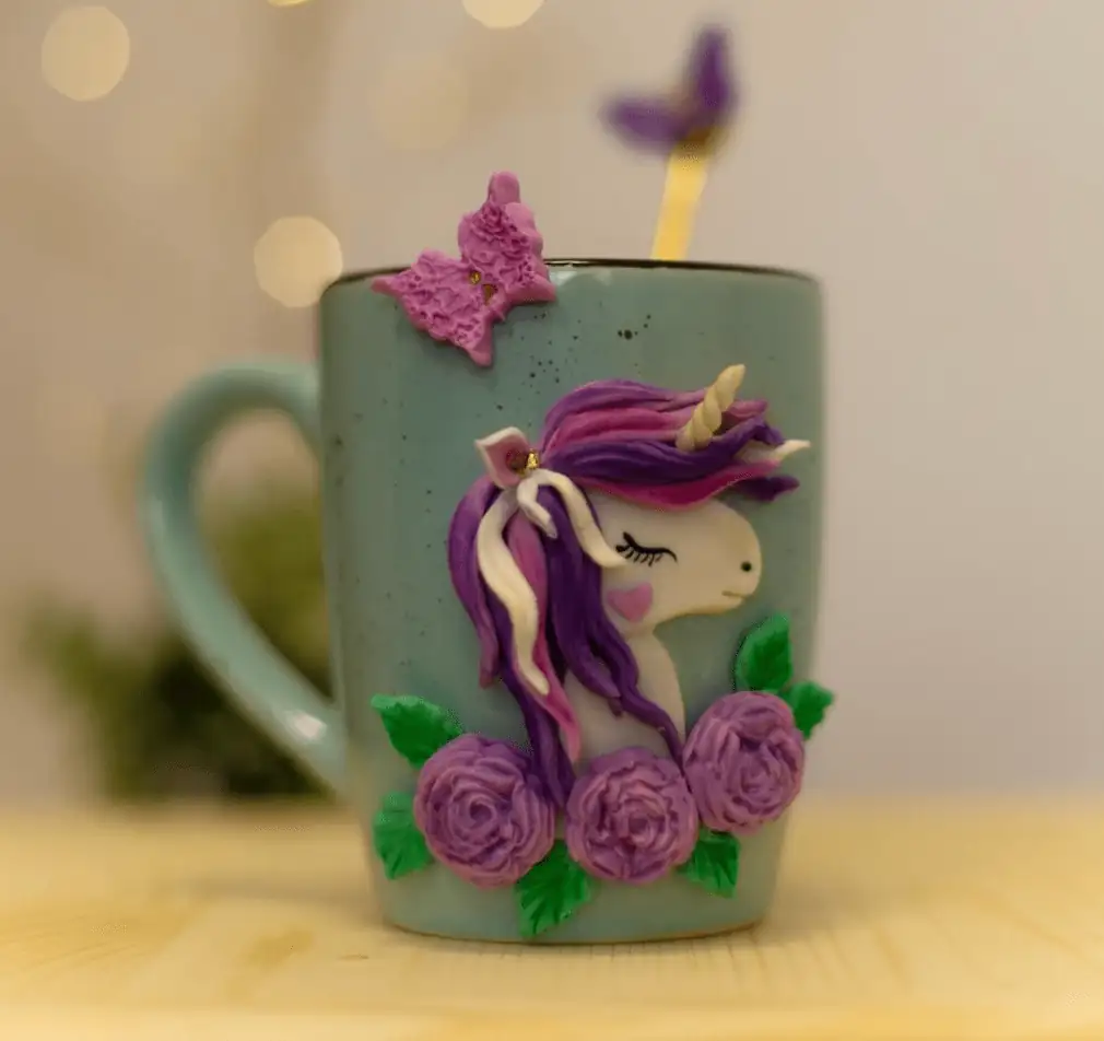 Taza unicornio