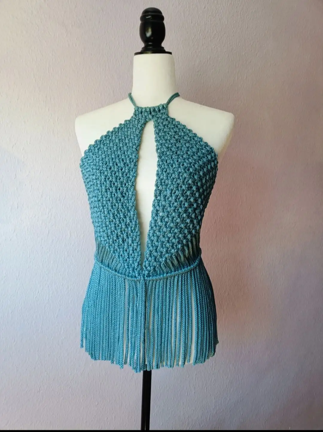 Top macramé