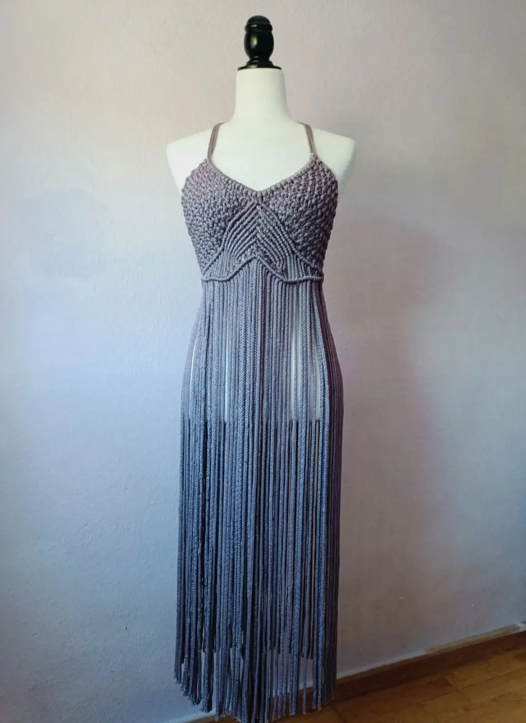 Vestido en macramé - Imagen 3