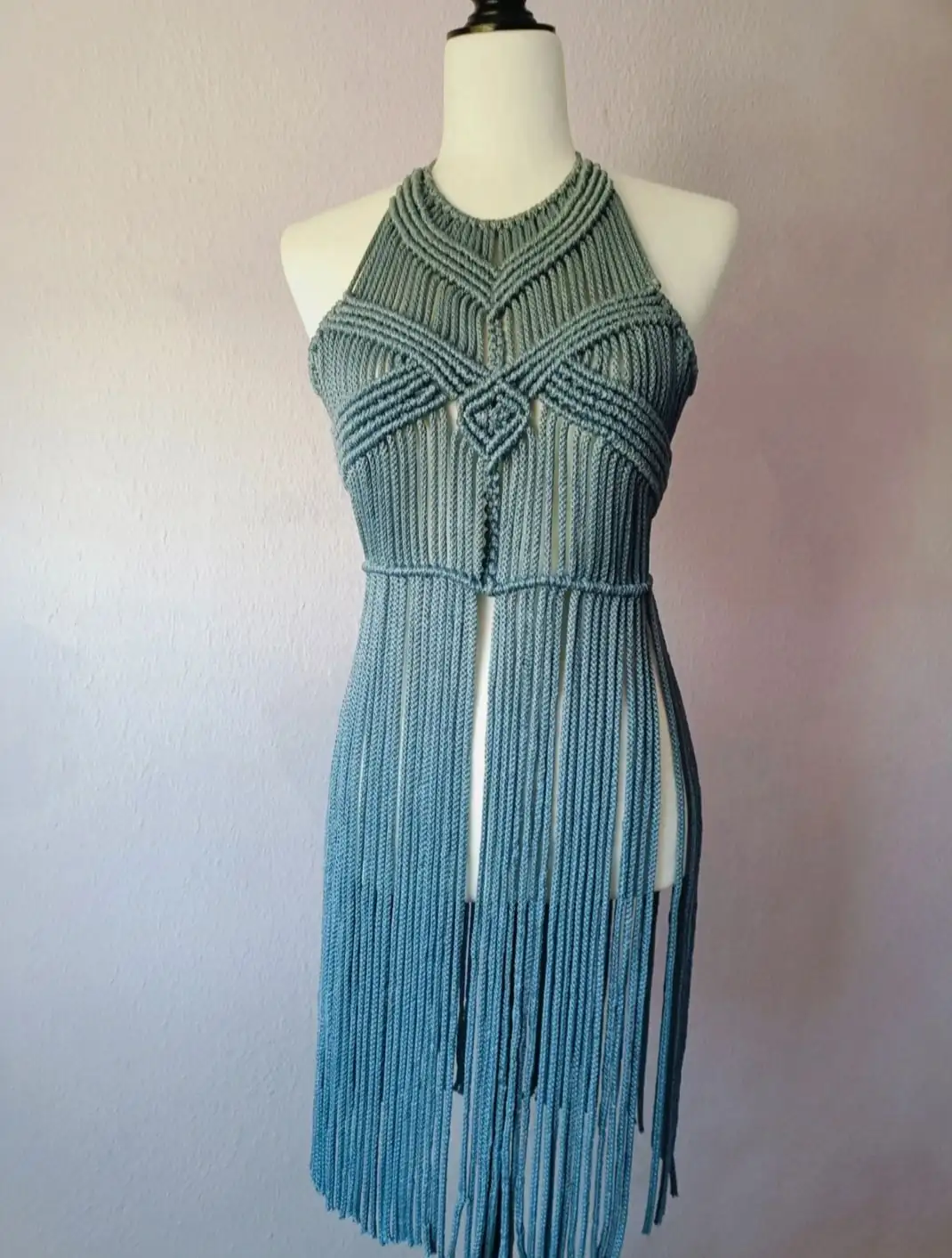 Vestido en macramé - Imagen 2