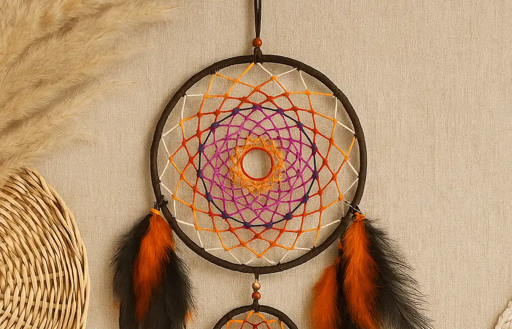 Atrapasueños de macramé “Espíritu Bohemio” - Imagen 2
