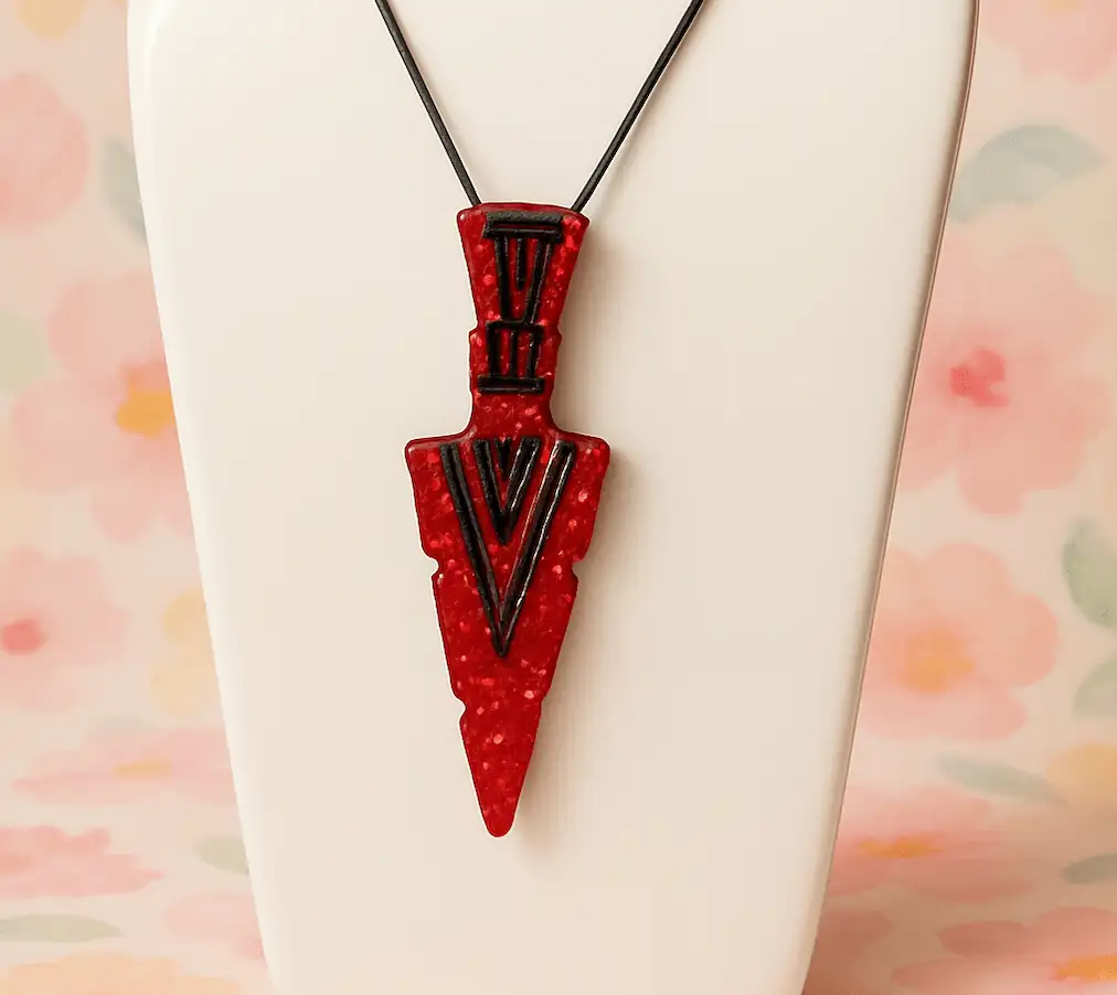 Colgante Flecha Deco Rojo