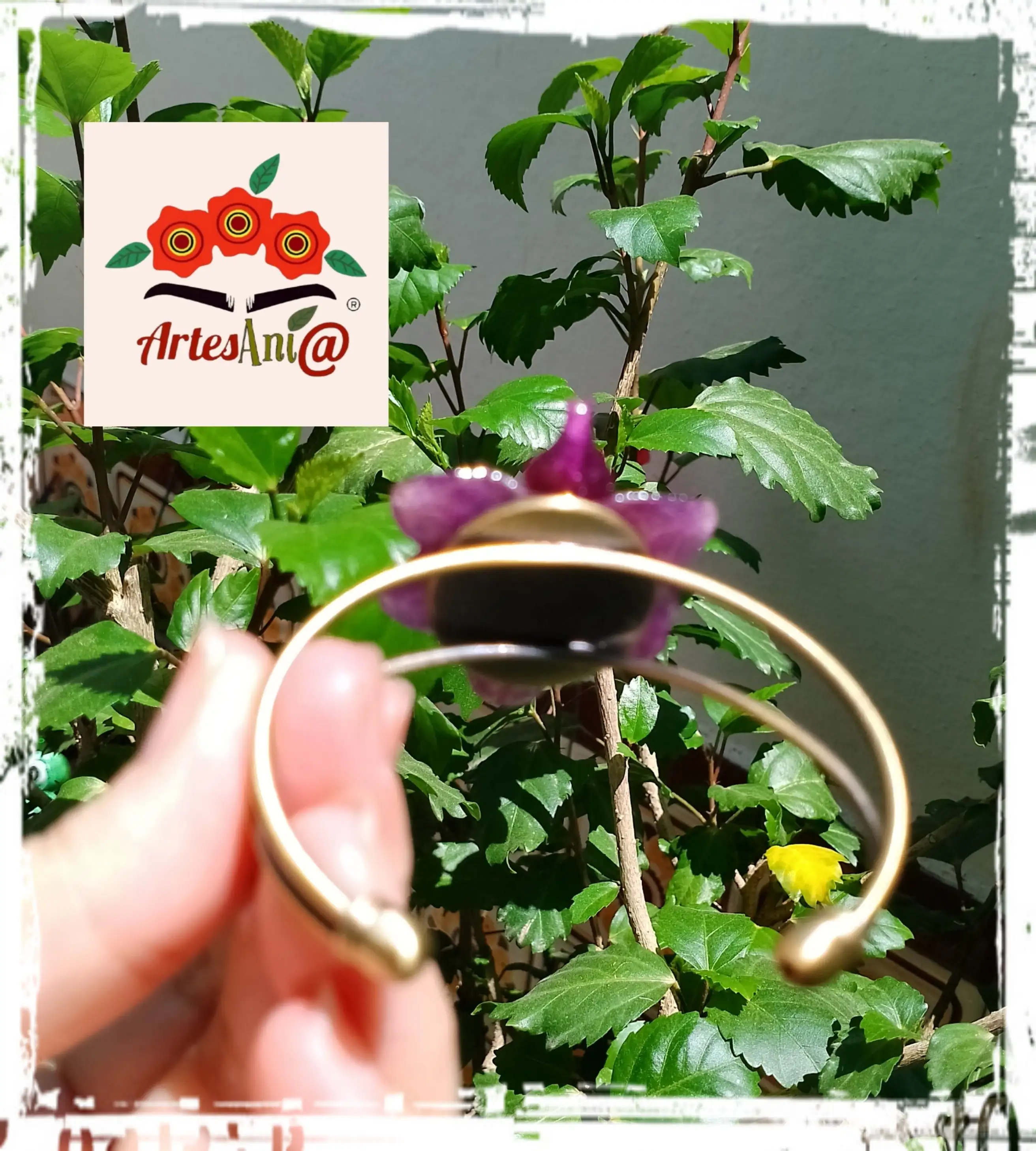 Pulsera Orquídea Joyería Botánica  - Imagen 4