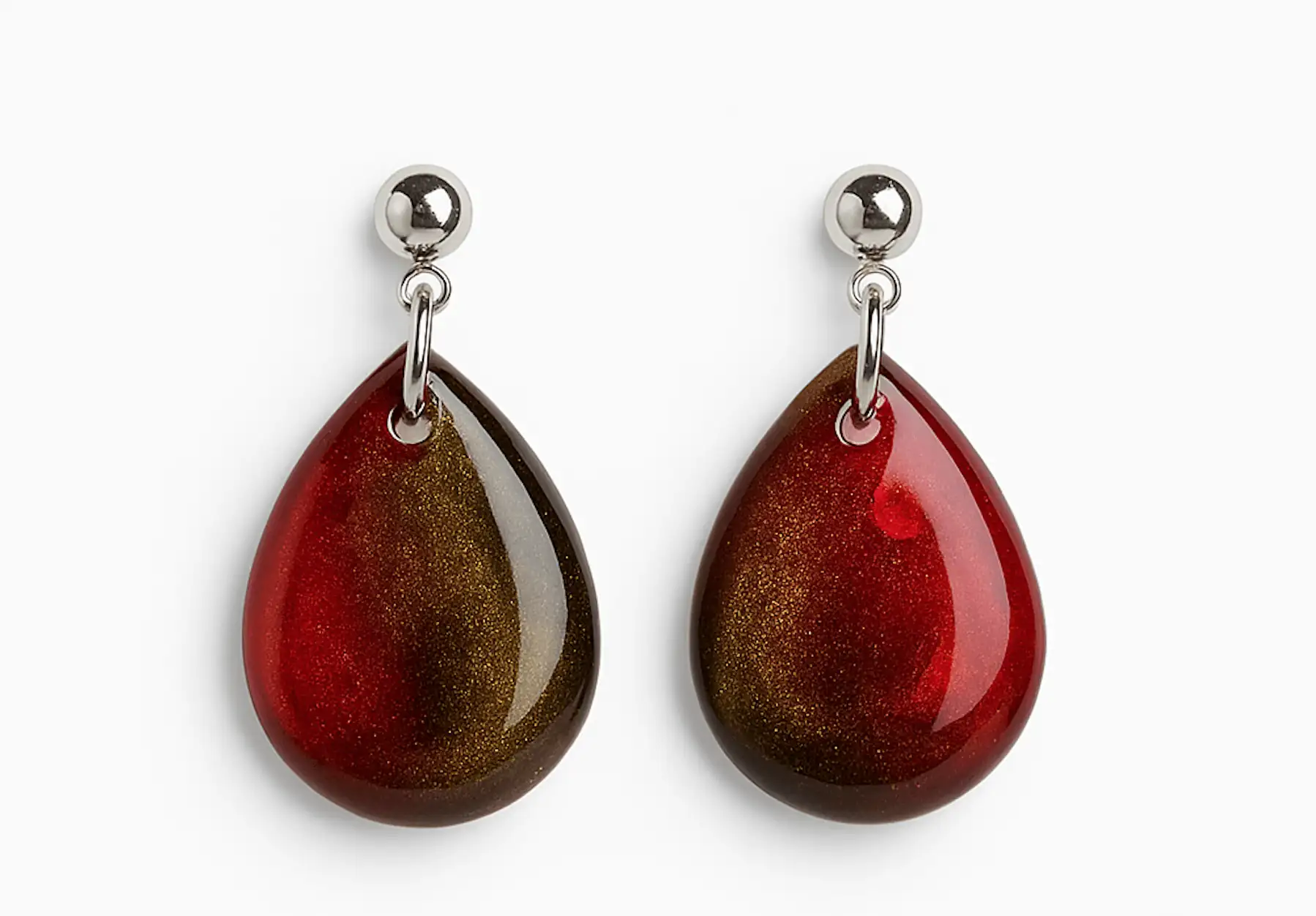 Aretes Gotas de Fuego