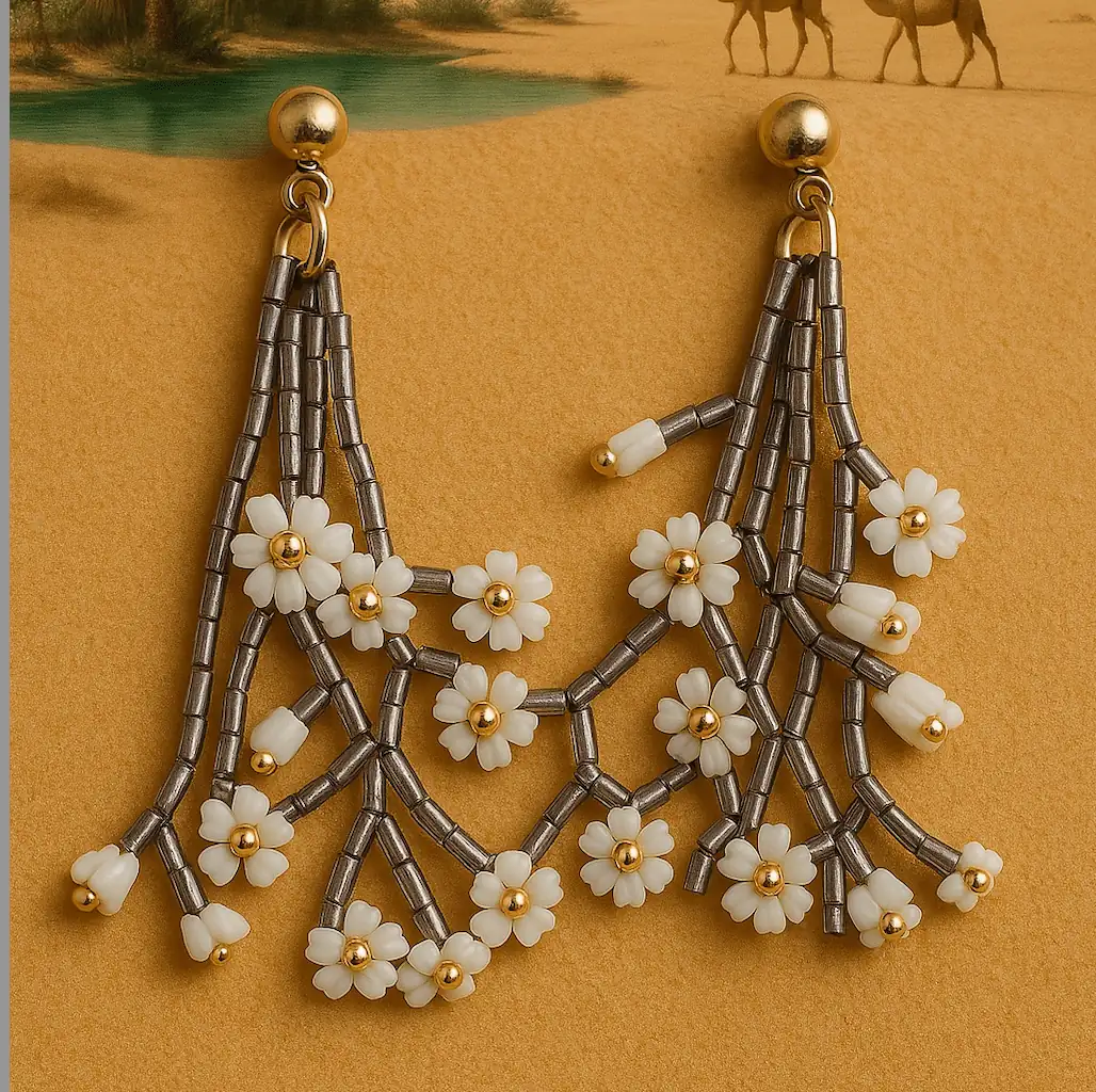 Pendientes Oasis Floral