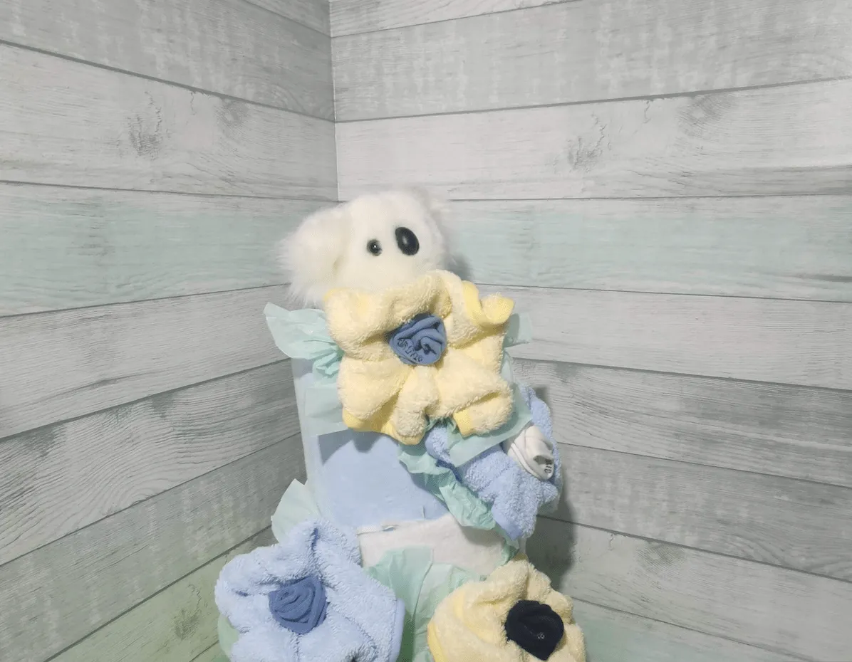 Tarta de pañales koala