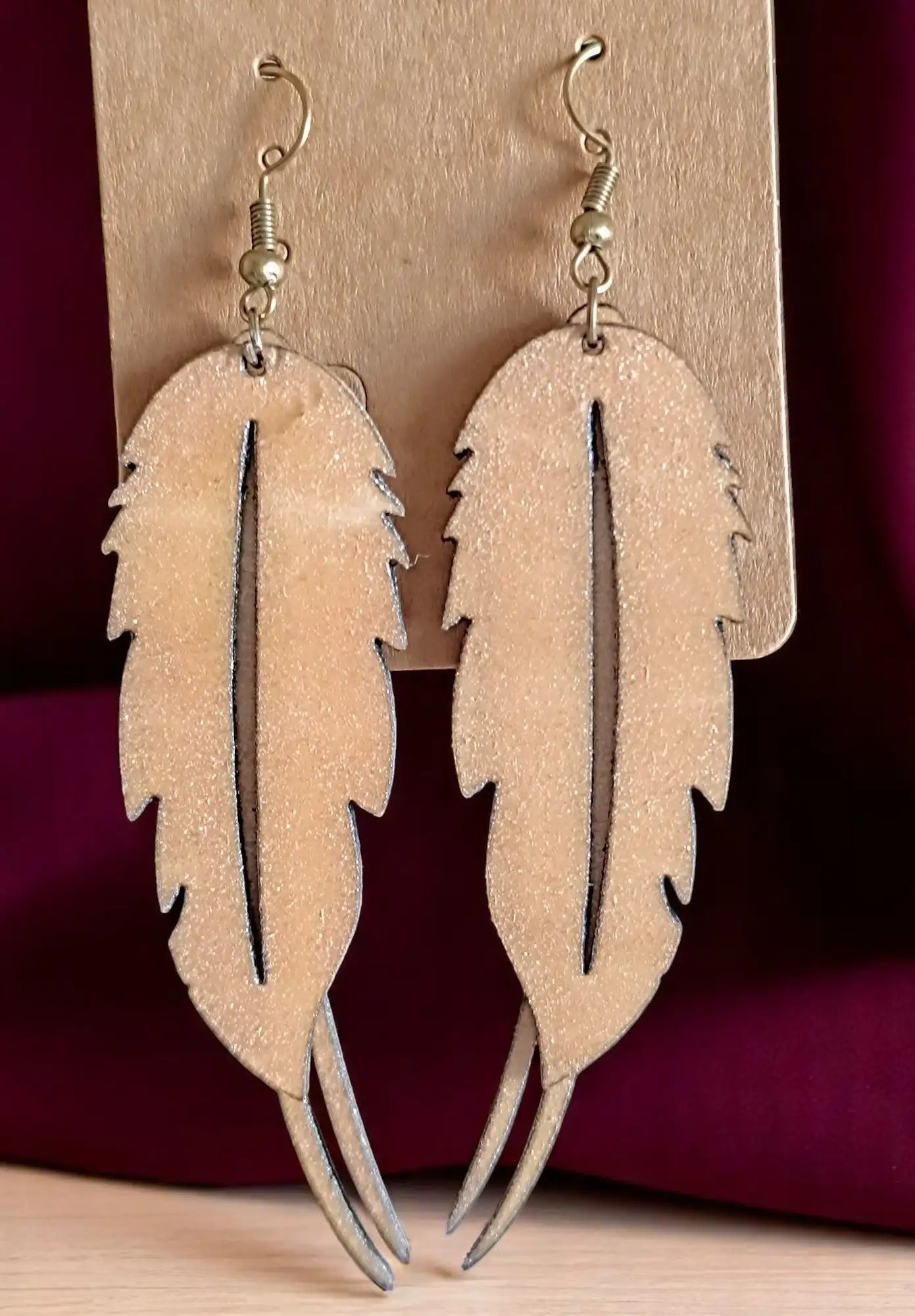 Pendientes madera - Imagen 4