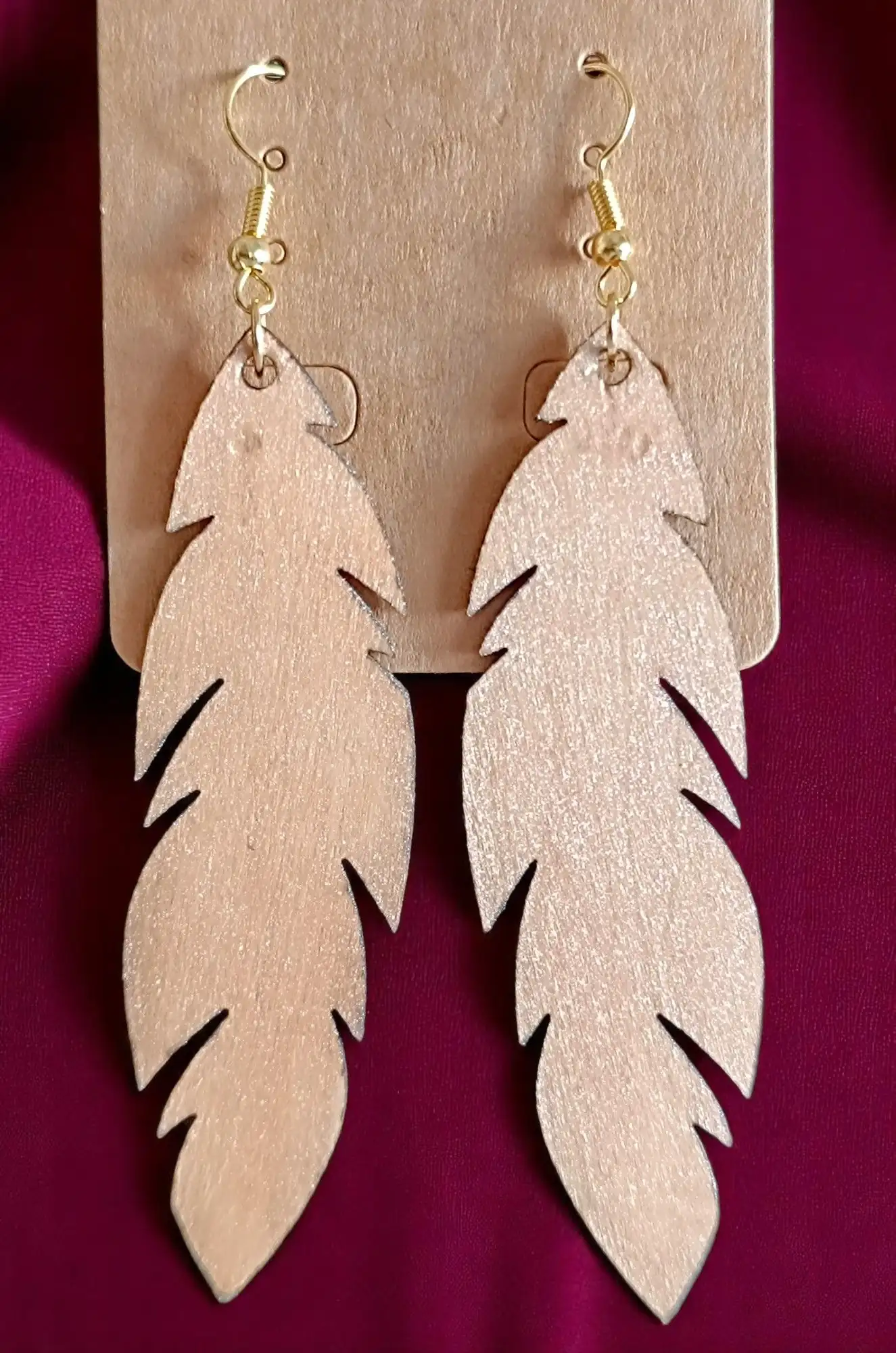 Pendientes madera - Imagen 2