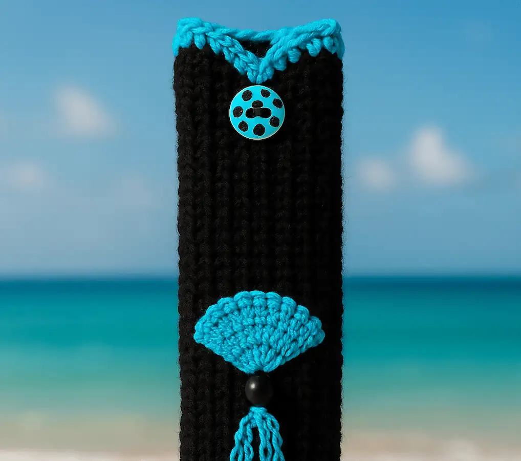 Funda para abanico hecha a crochet – Elige tu color favorito - Imagen 2
