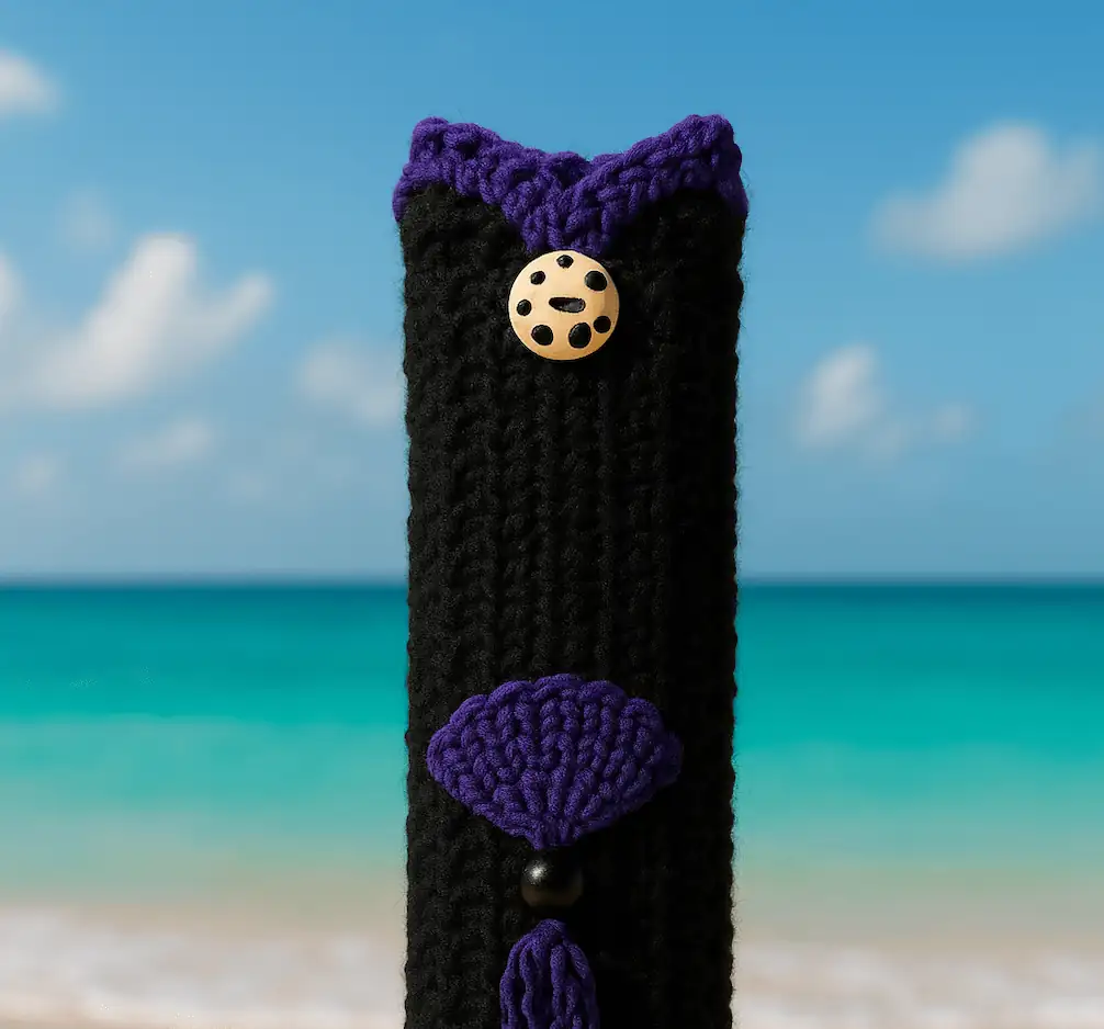 Funda para abanico hecha a crochet – Elige tu color favorito - Imagen 5