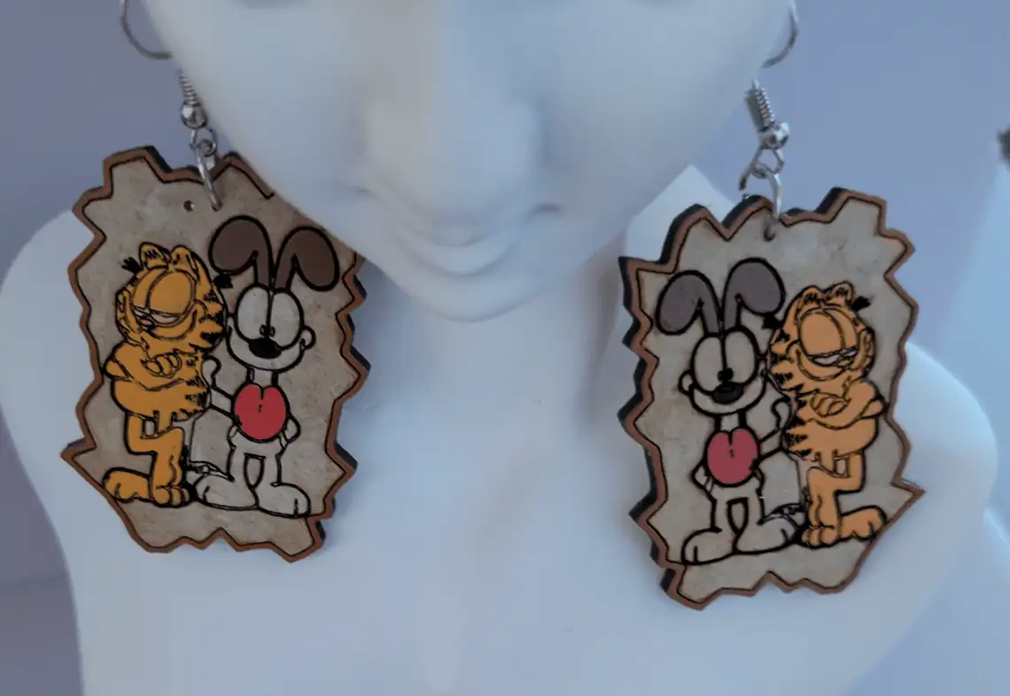 Pendientes Garfield