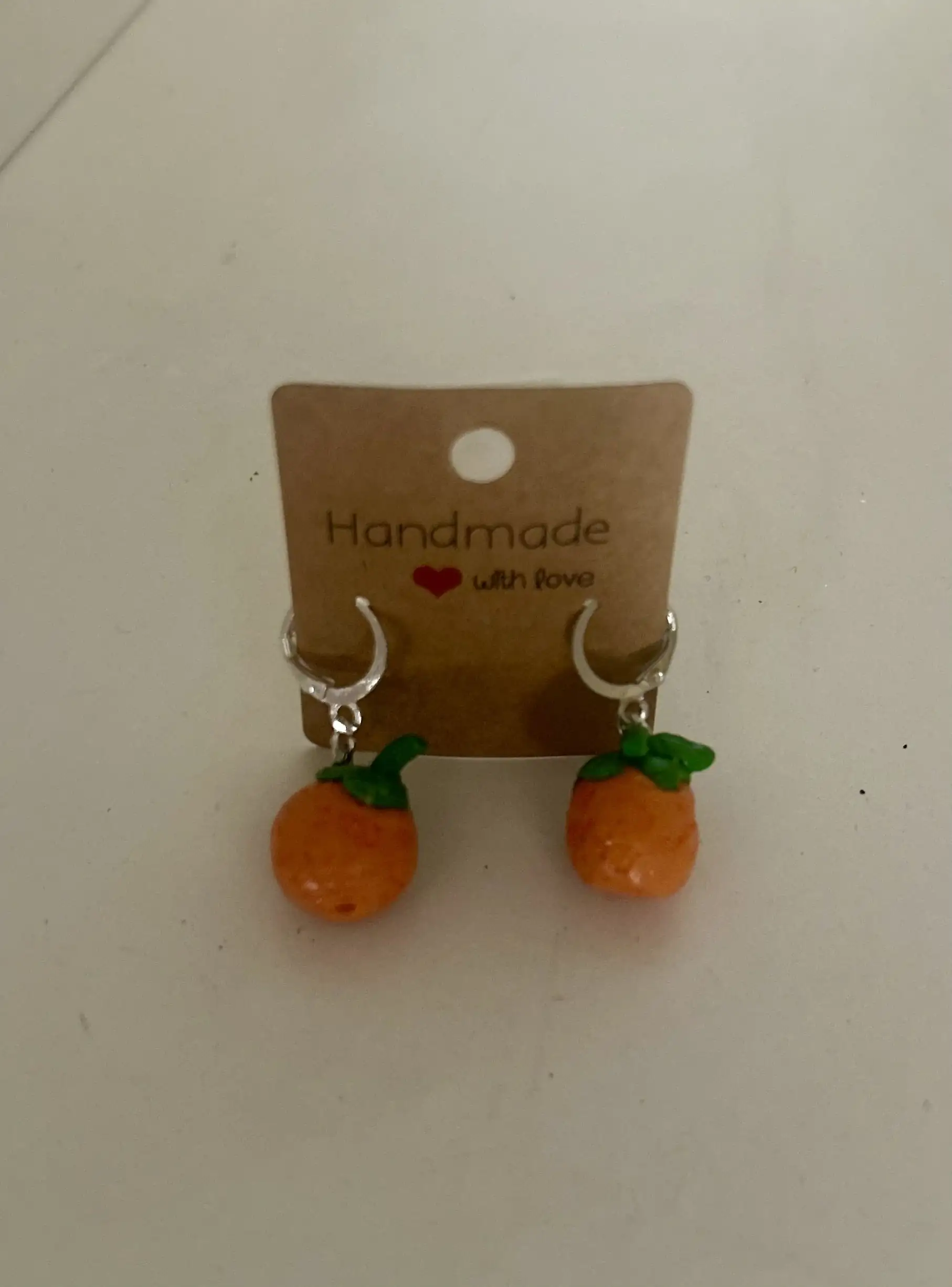Pendientes naranjas