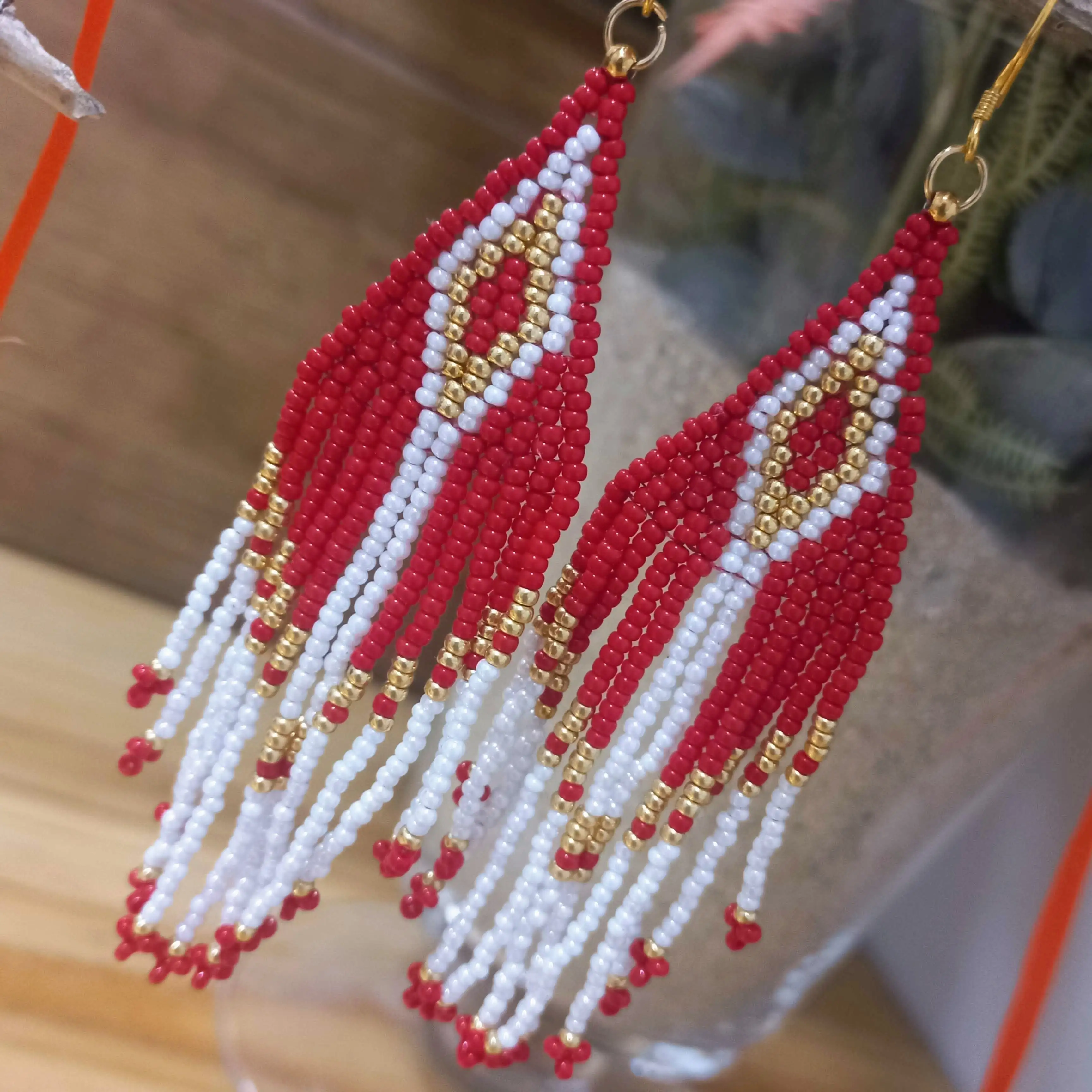 Pendientes flecos étnicos  - Imagen 2
