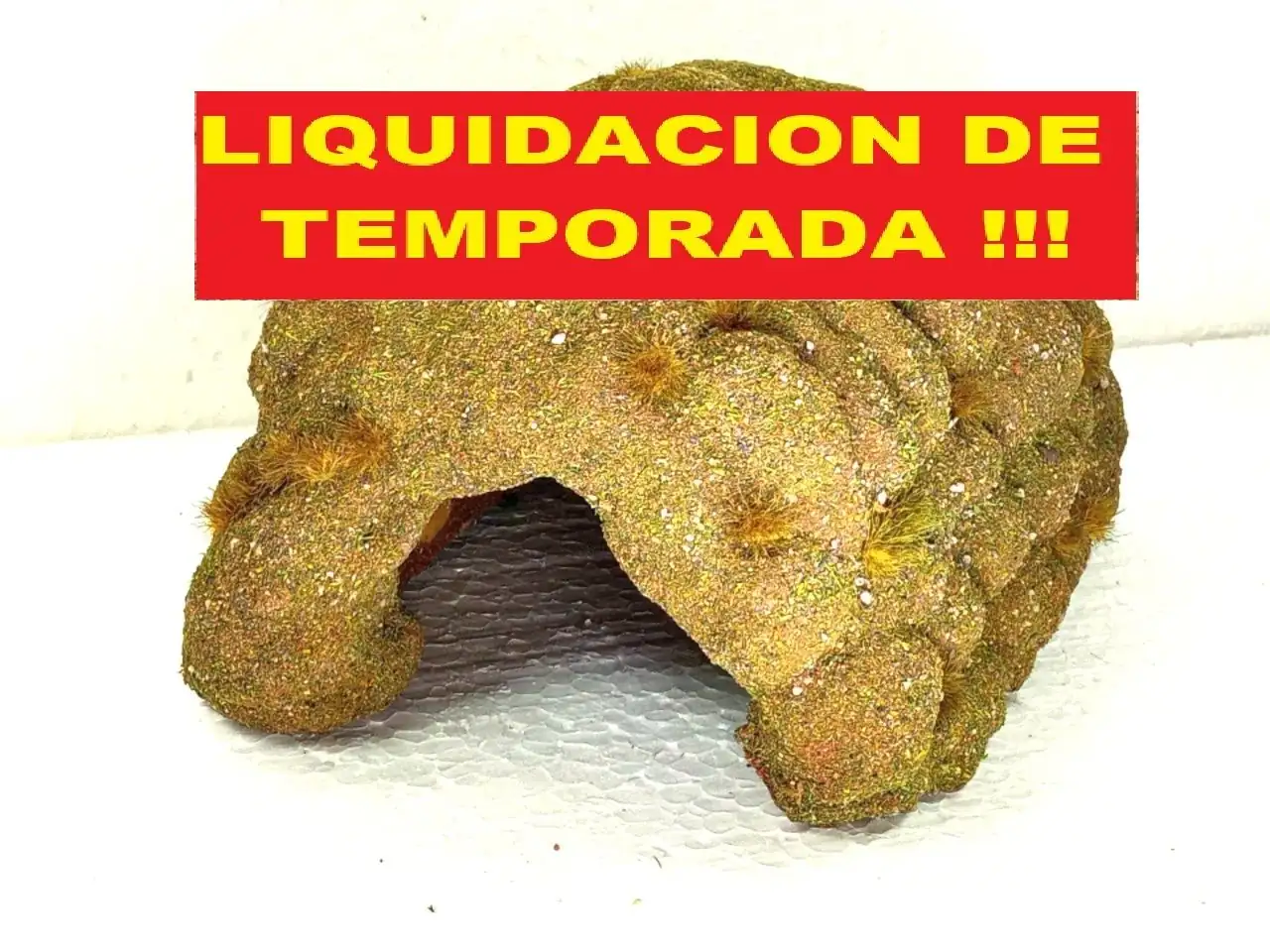 REFUGIO ROCA  A-146. Cueva para terrarios, ideal para geckos, serpientes y demás reptiles.