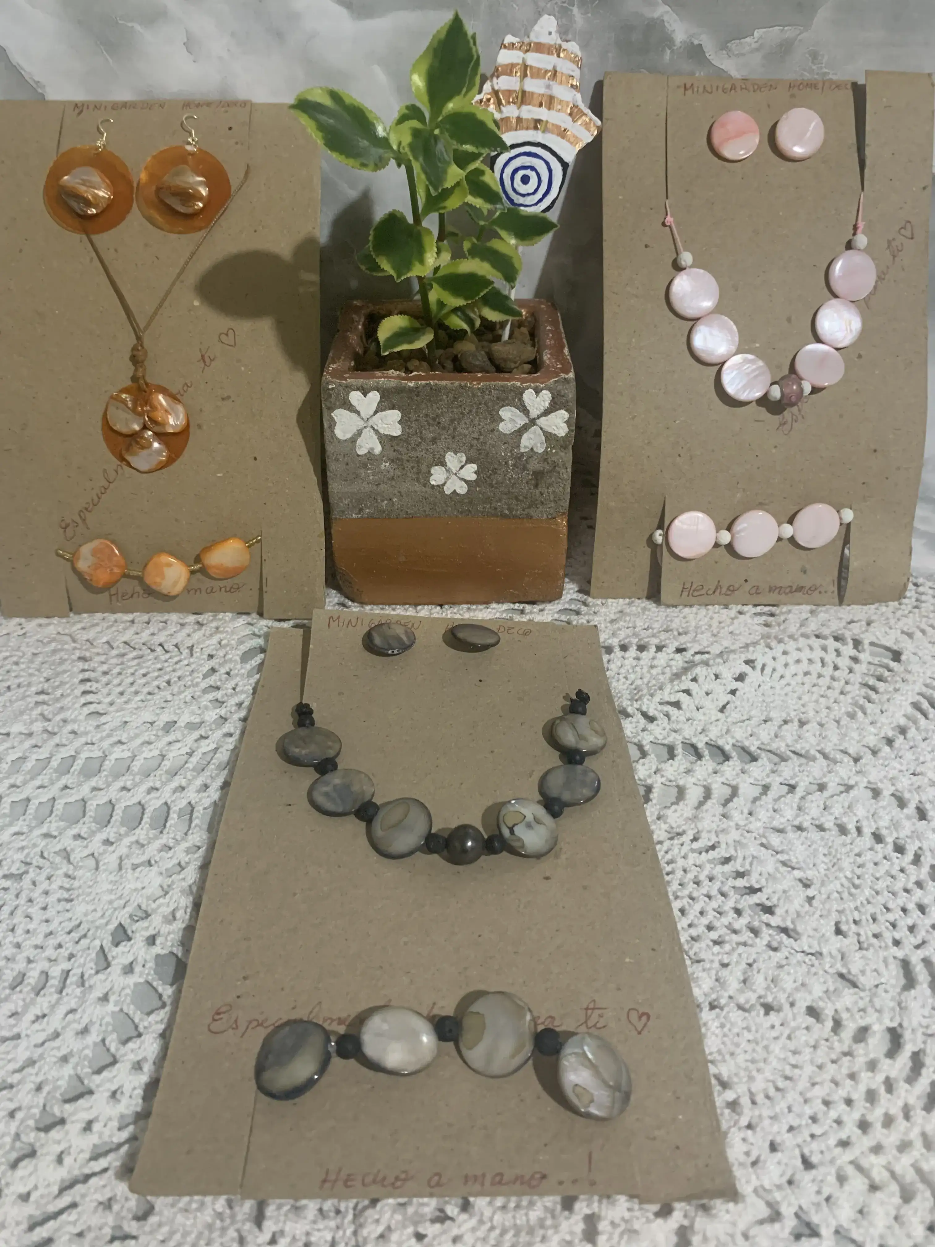 Bisutería hecha en cerámica y piedras naturales - Imagen 4