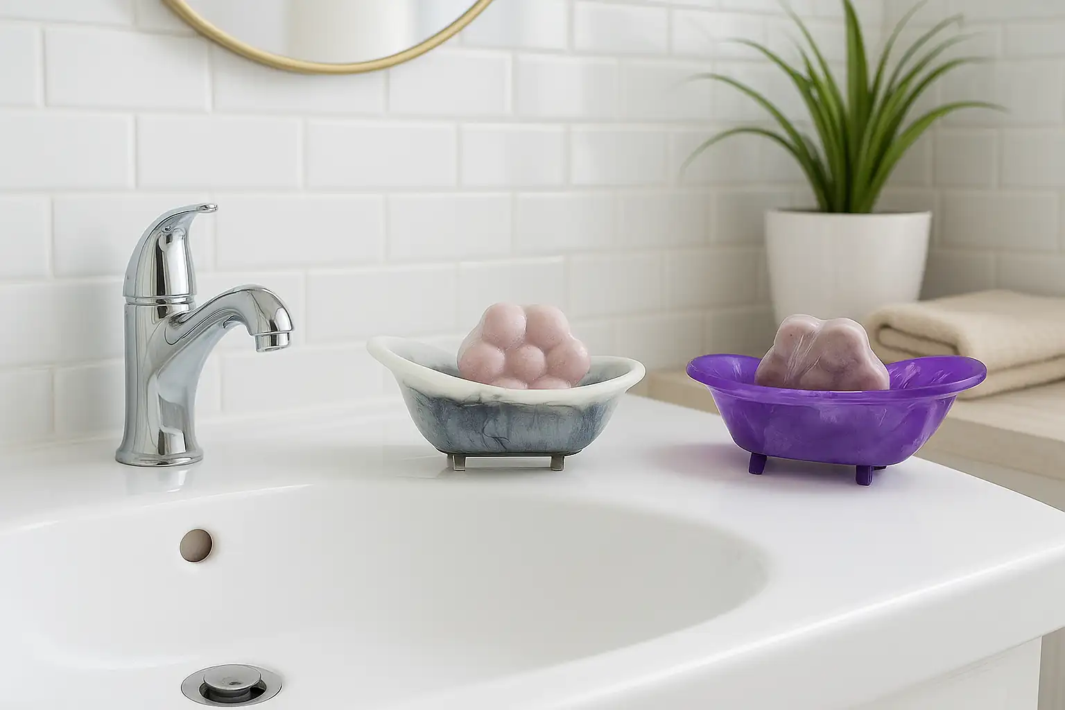 Jabonera en forma de bañera - Imagen 2