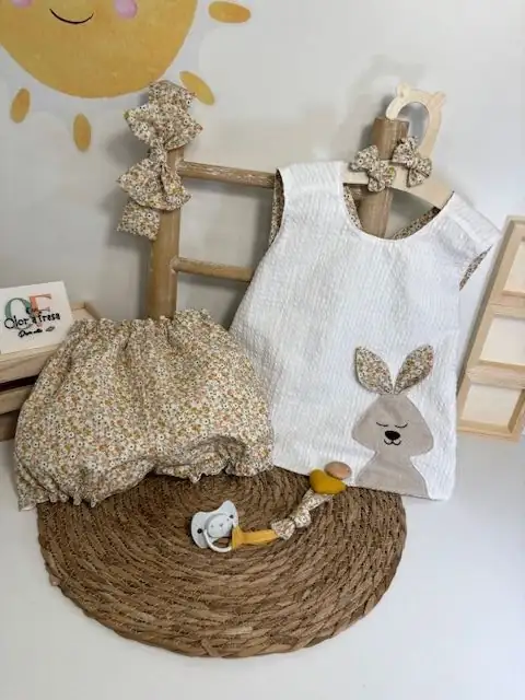 Camiseta niña reversible colección Conejito
