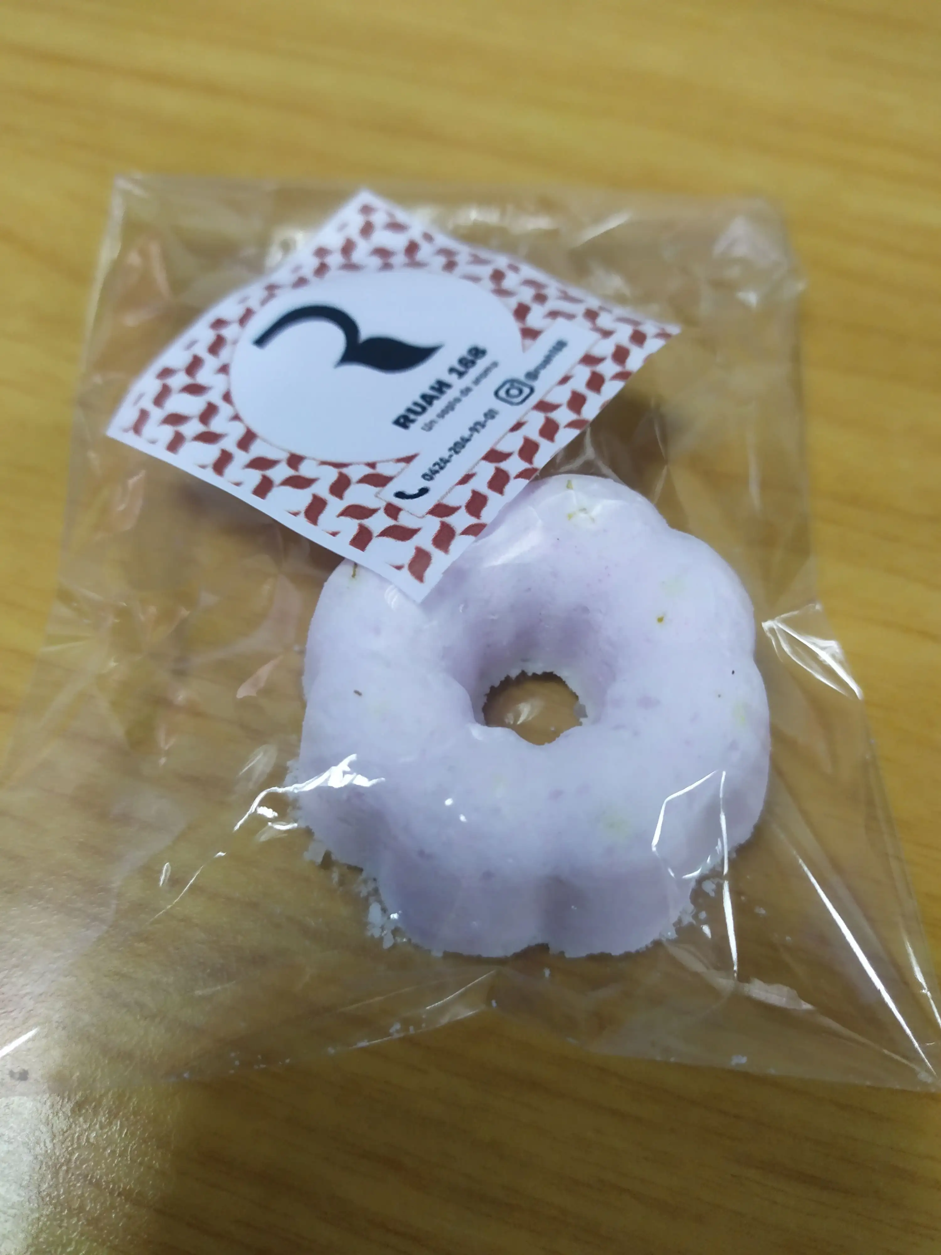 Rosquillas efervescentes con sal de Epsom y aceite de coco