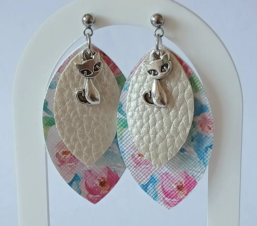 Pendientes polipiel - Imagen 3