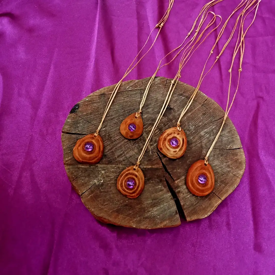 Collar de hueso de aguacate  - Imagen 5