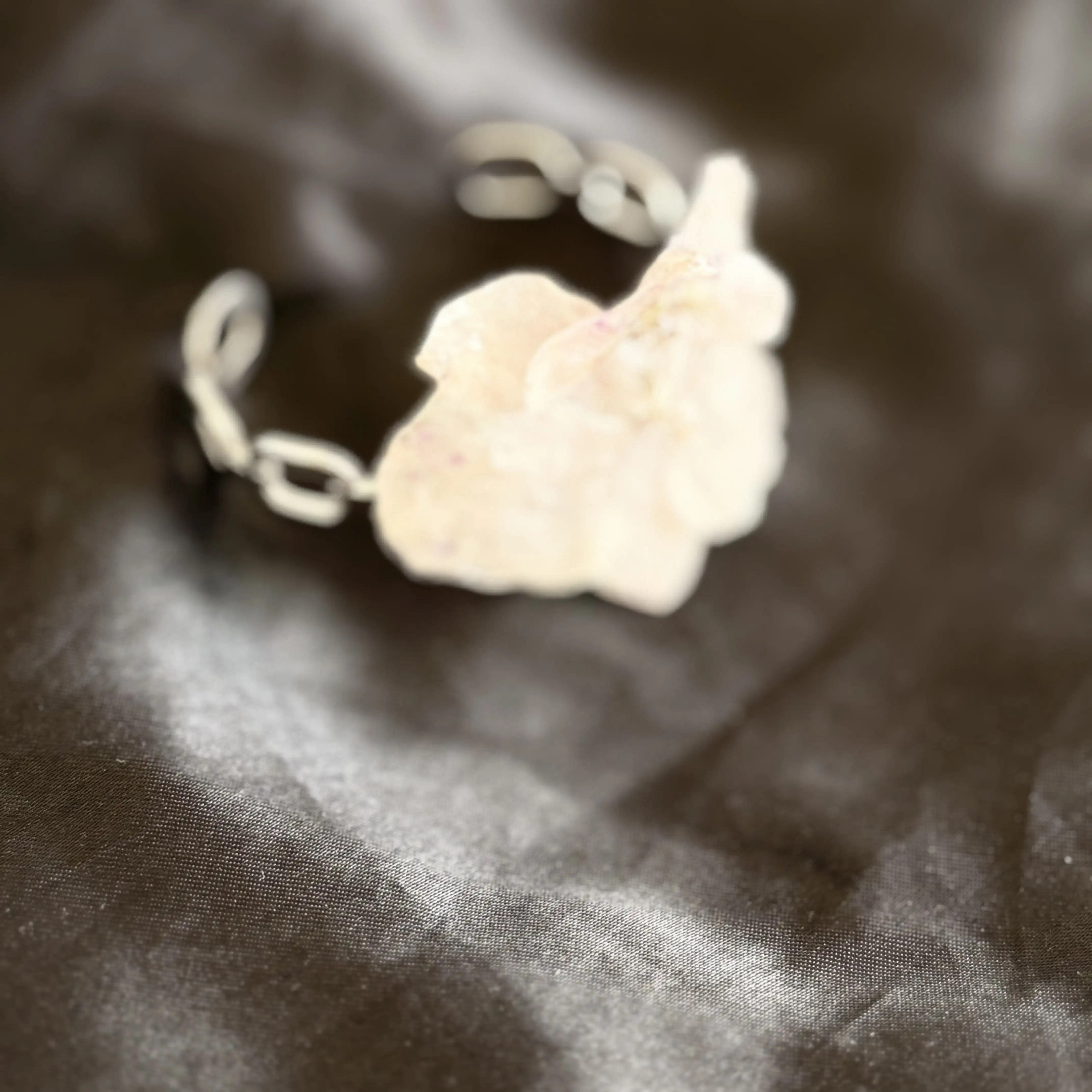 Pulsera /Brazalete con orquídea natural - Imagen 4