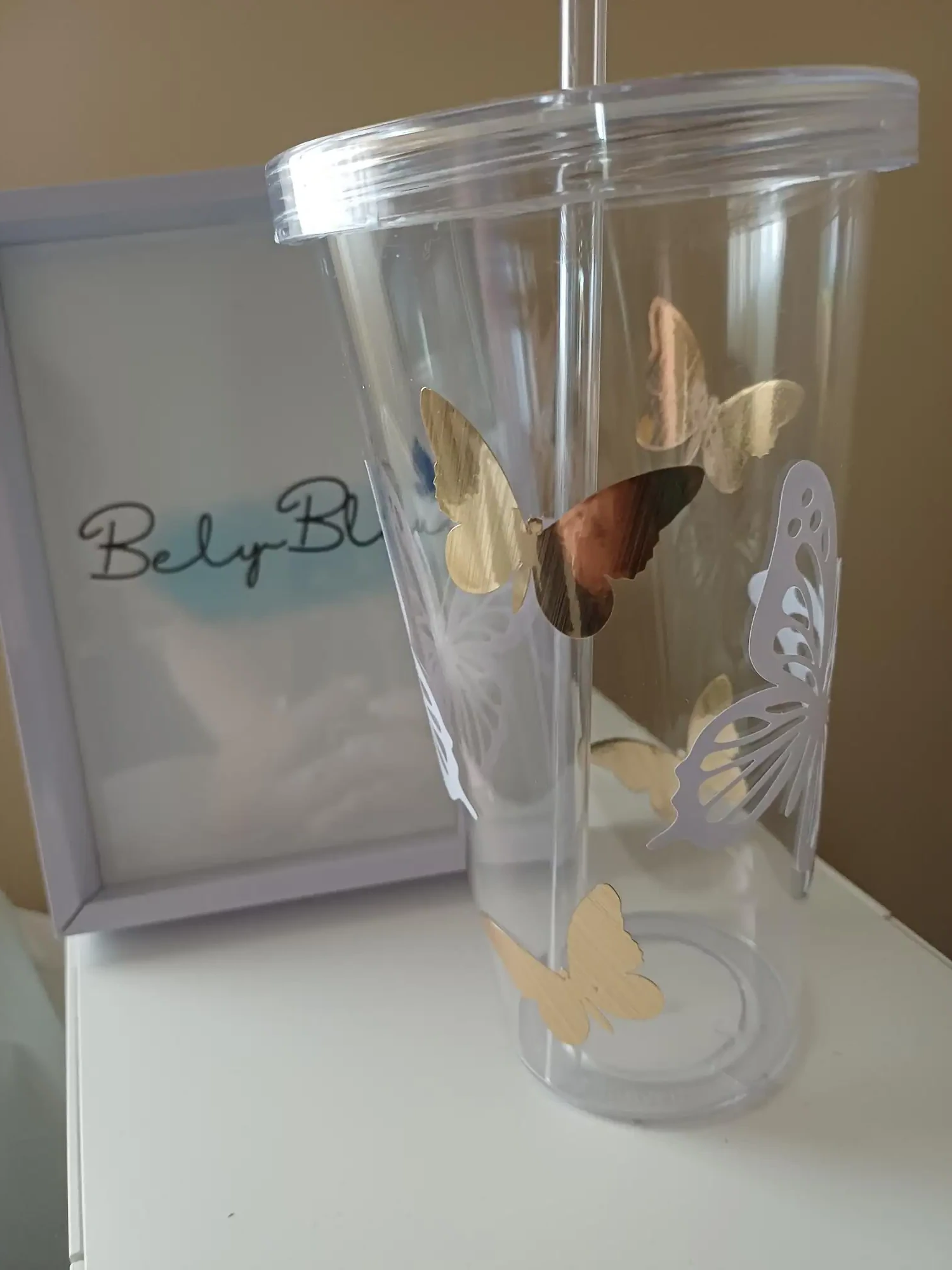 Vaso con pajita personalizado - Imagen 4