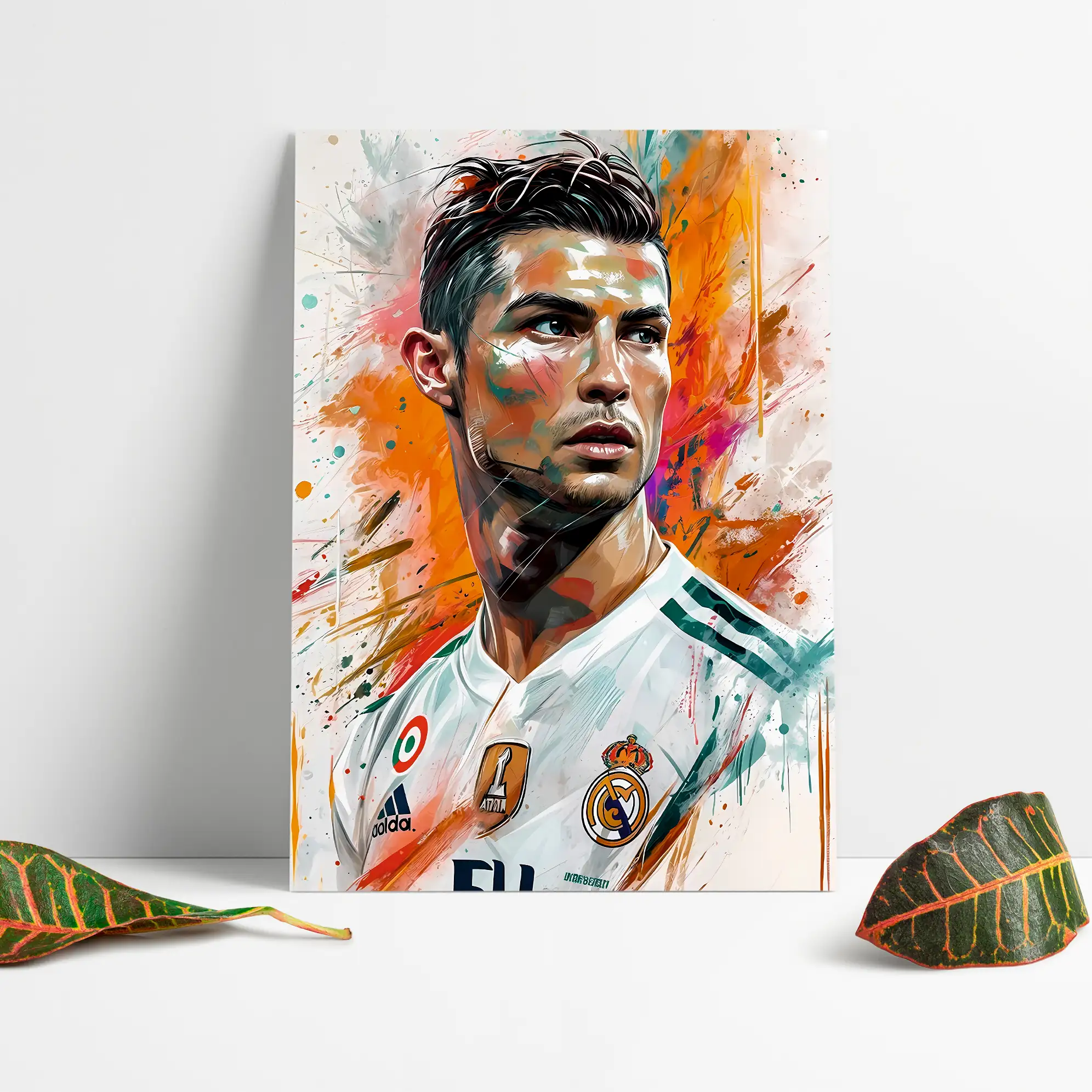 Cuadro Decorativo Fútbol Cristiano Ronaldo E1 40x30 MDF