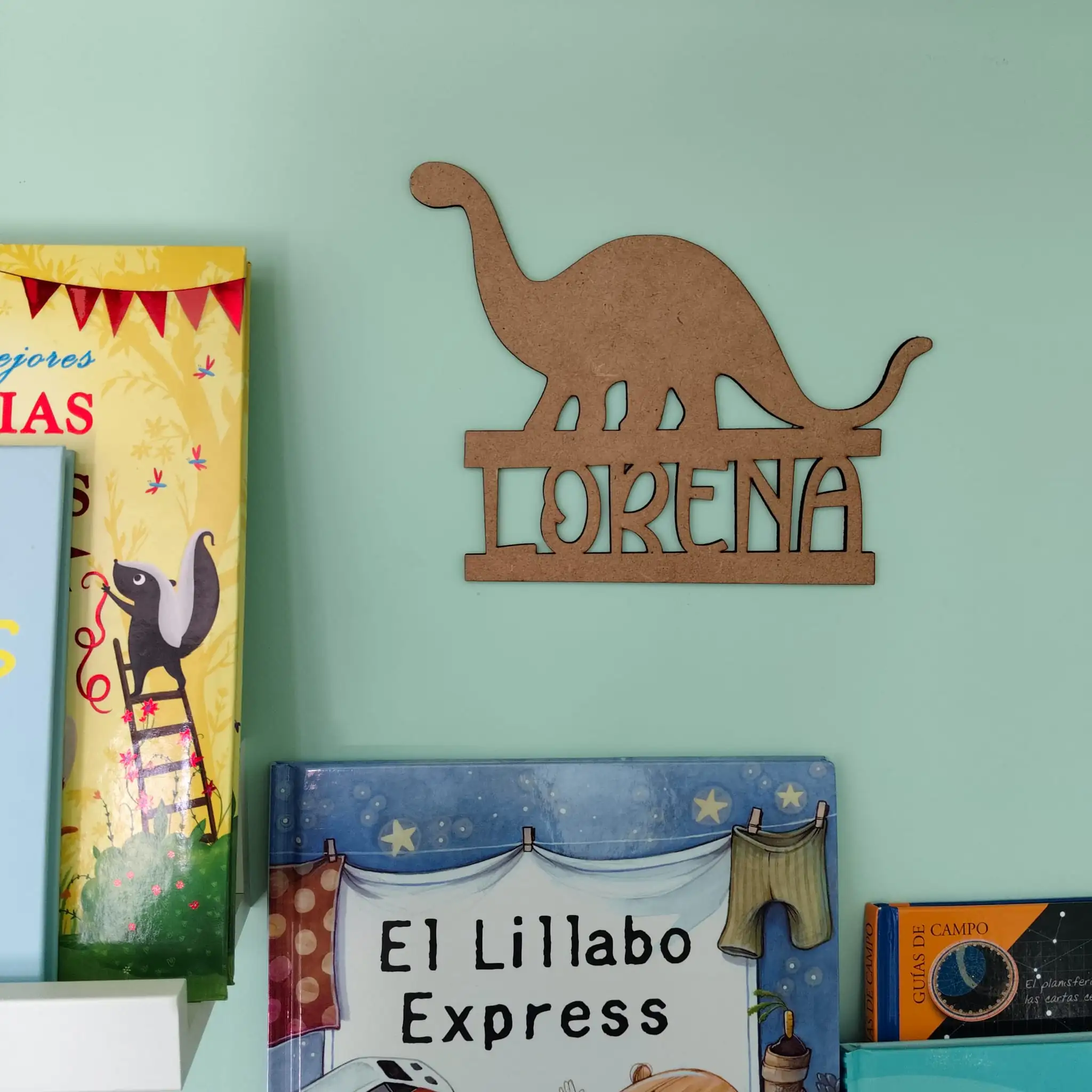 Nombre Personalizado Madera - Imagen 2