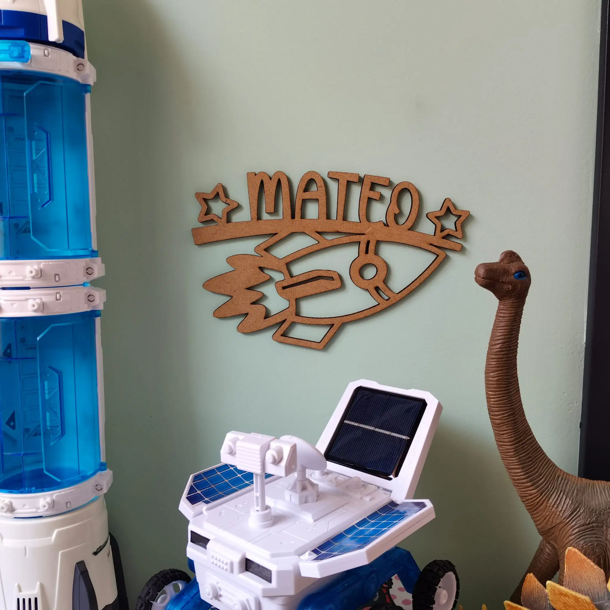 Nombre Personalizado Madera