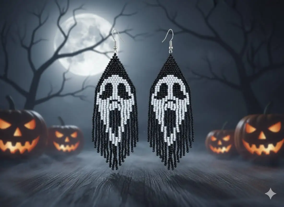 Pendientes Scream Hallowen