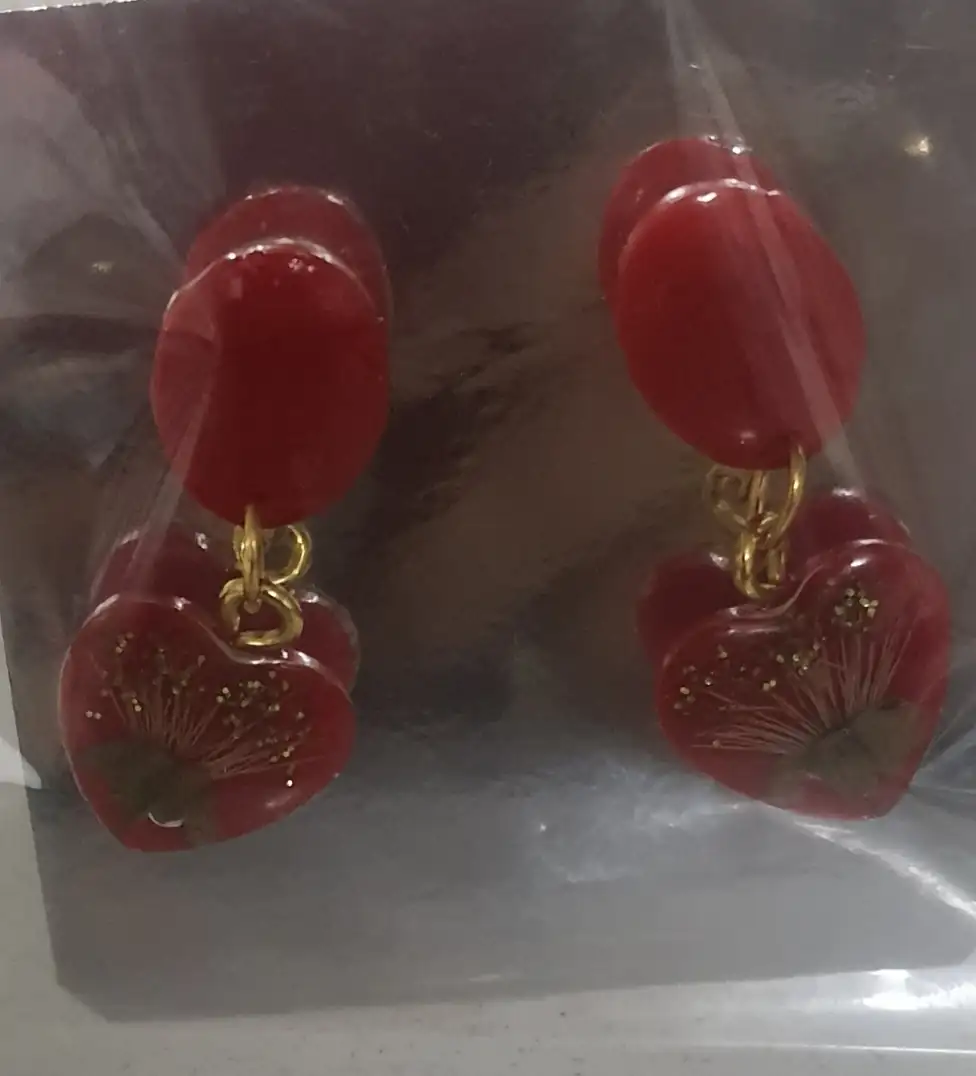 Aretes en resina - Imagen 3