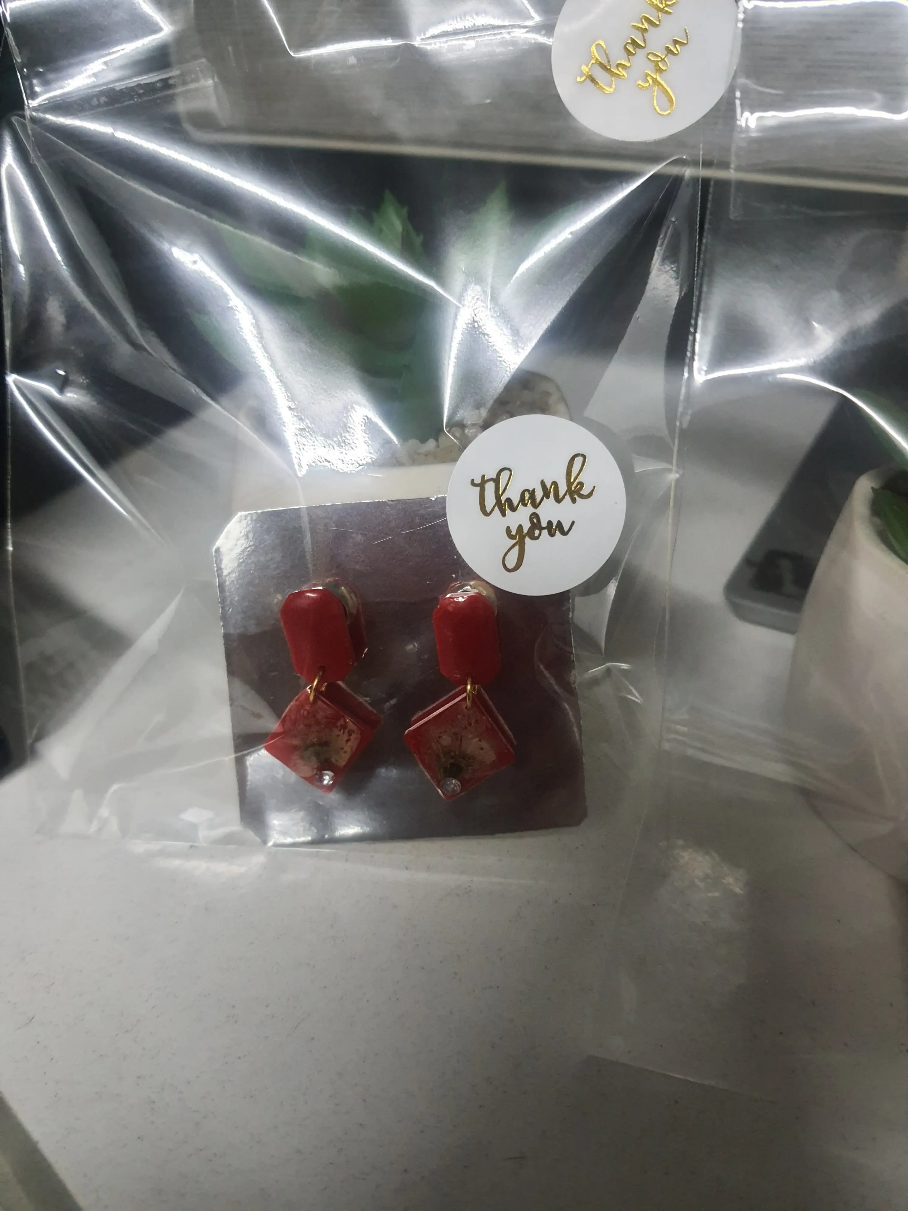 Aretes en resina - Imagen 5