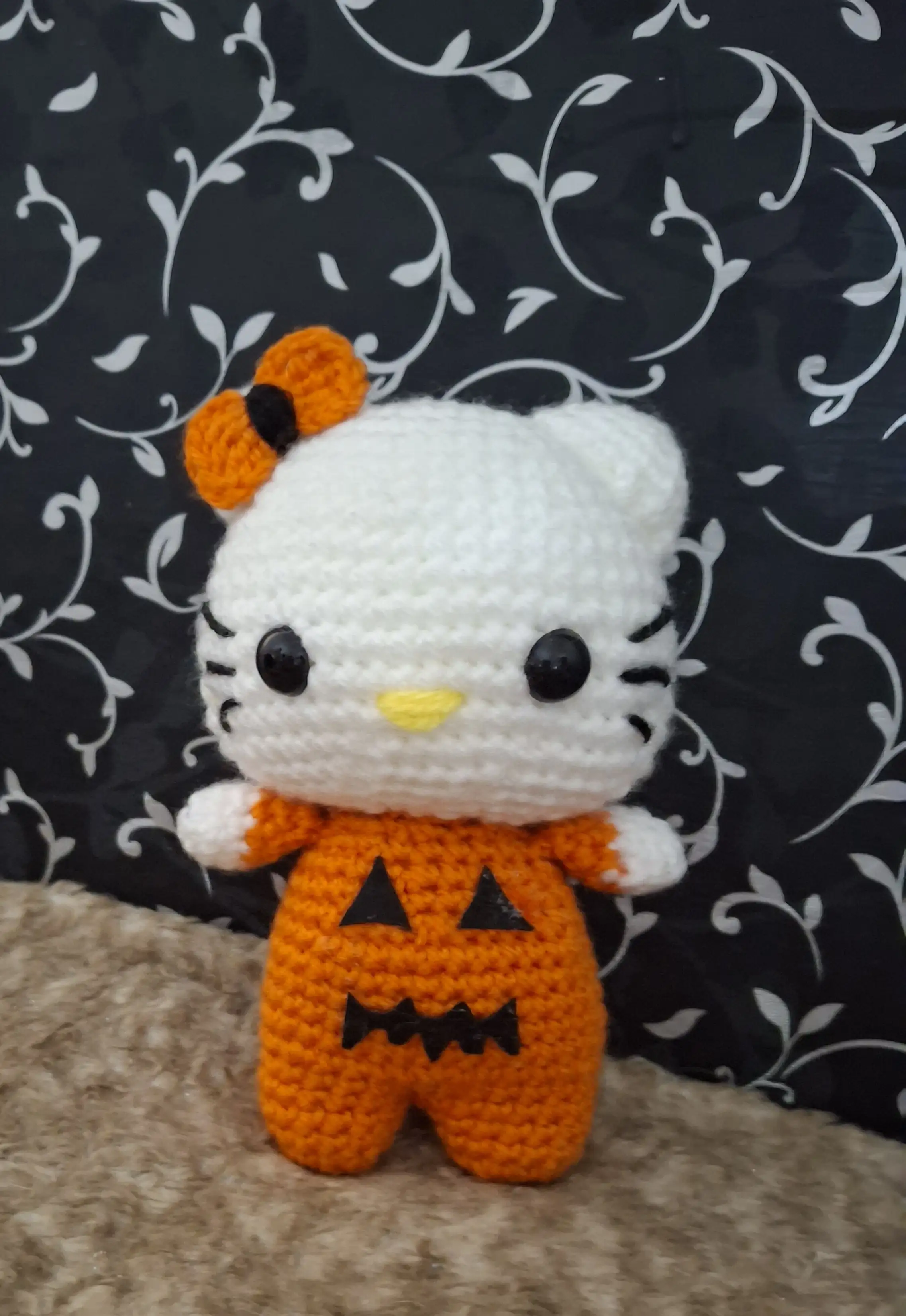 Amigurumi Hello Kitty Calabaza 