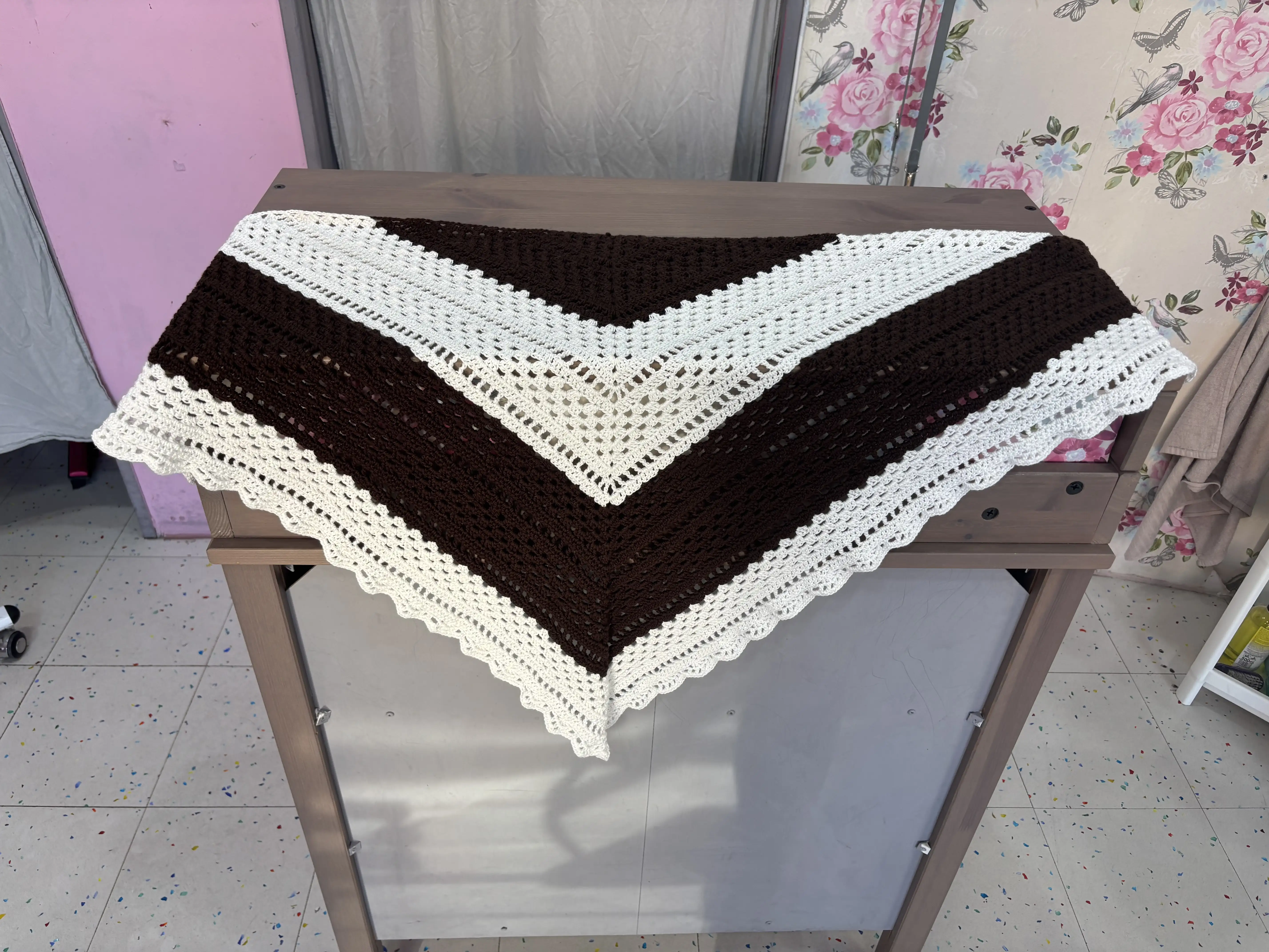 Chal Cuello Atenea Choco/Crema