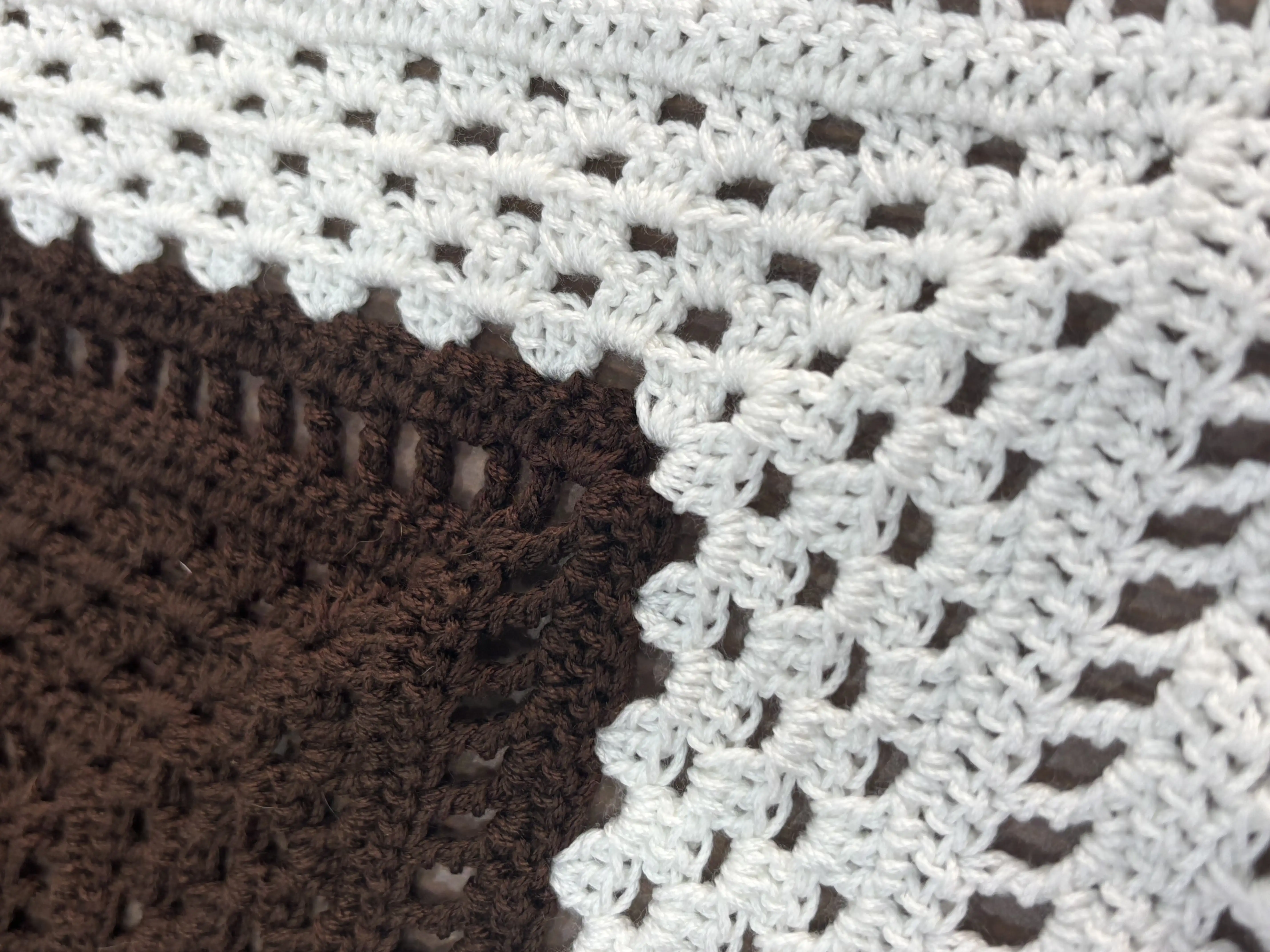 Chal Cuello Atenea Choco/Crema - Imagen 3