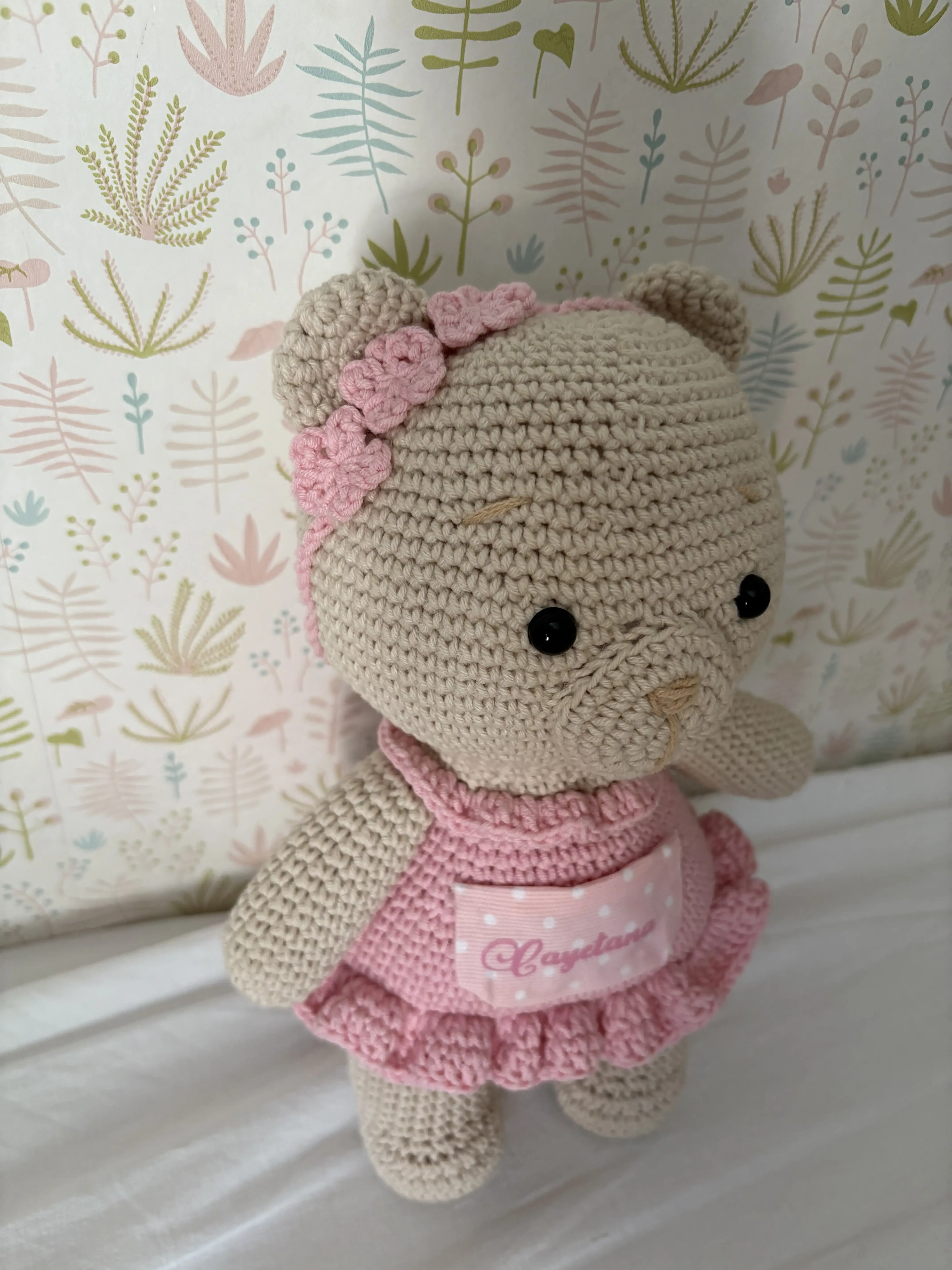 Osita amigurumi personalizada - Imagen 2